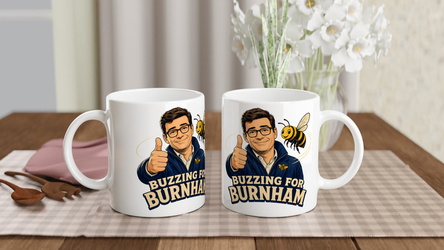 Buzzing for Burnham Mug — product view 4