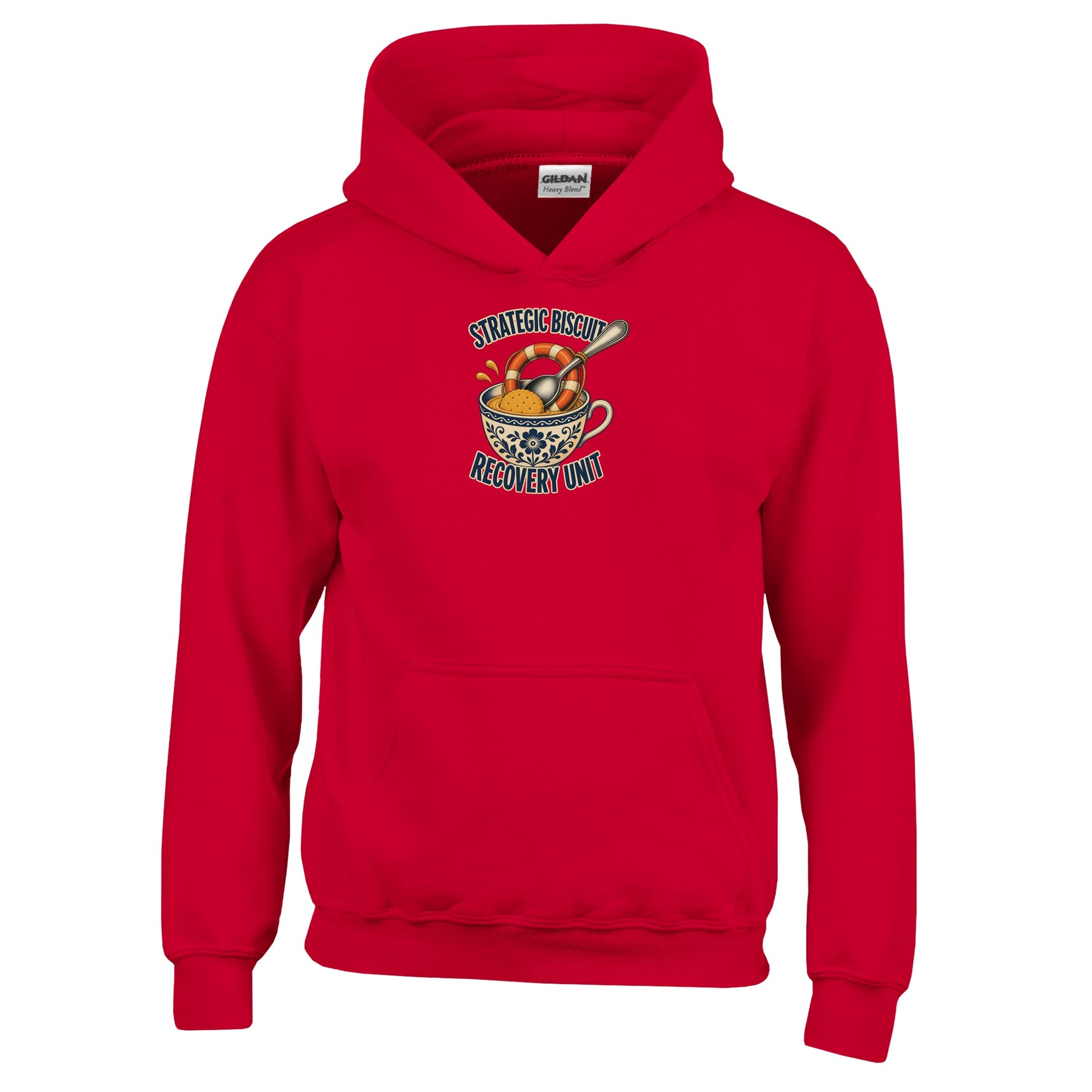 Strategic Biscuit Recovery Unit Kids' Hoodie — product view 6