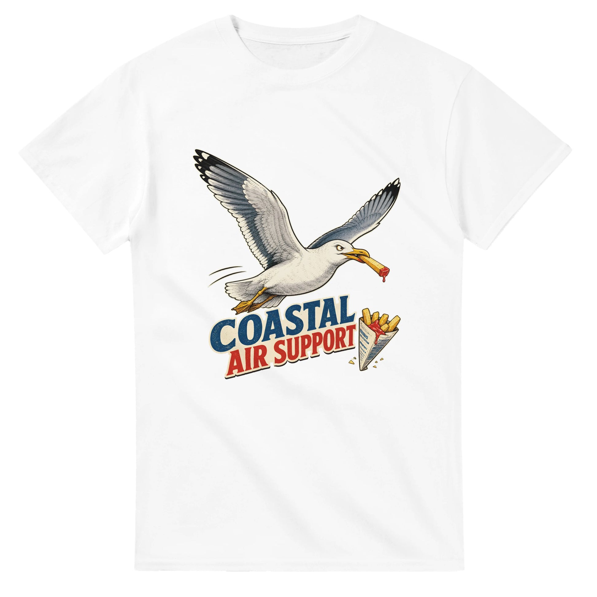 Coastal Air Support Seagull Graphic T-shirt — product view 1