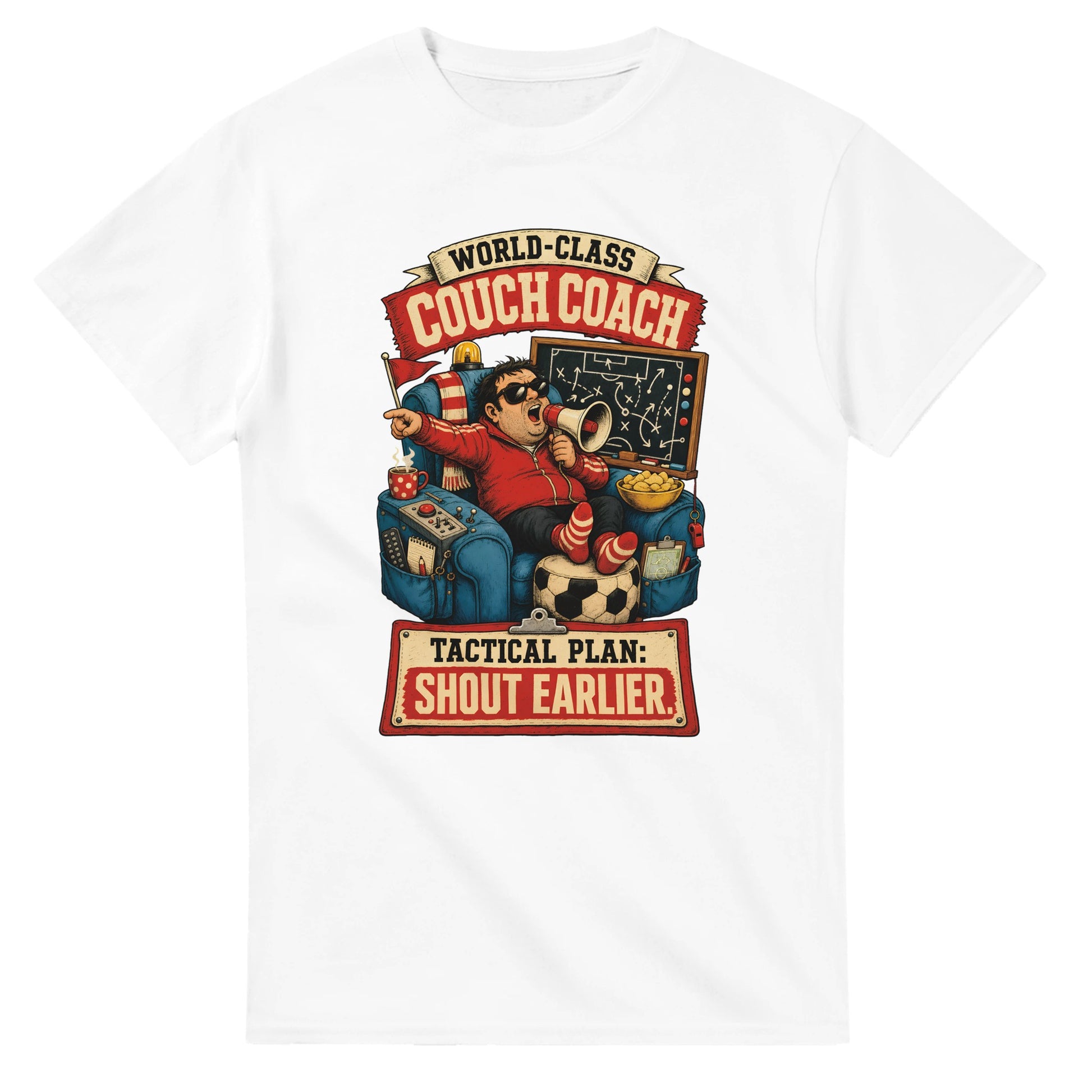 World-Class Couch Coach T-shirt — product view 1