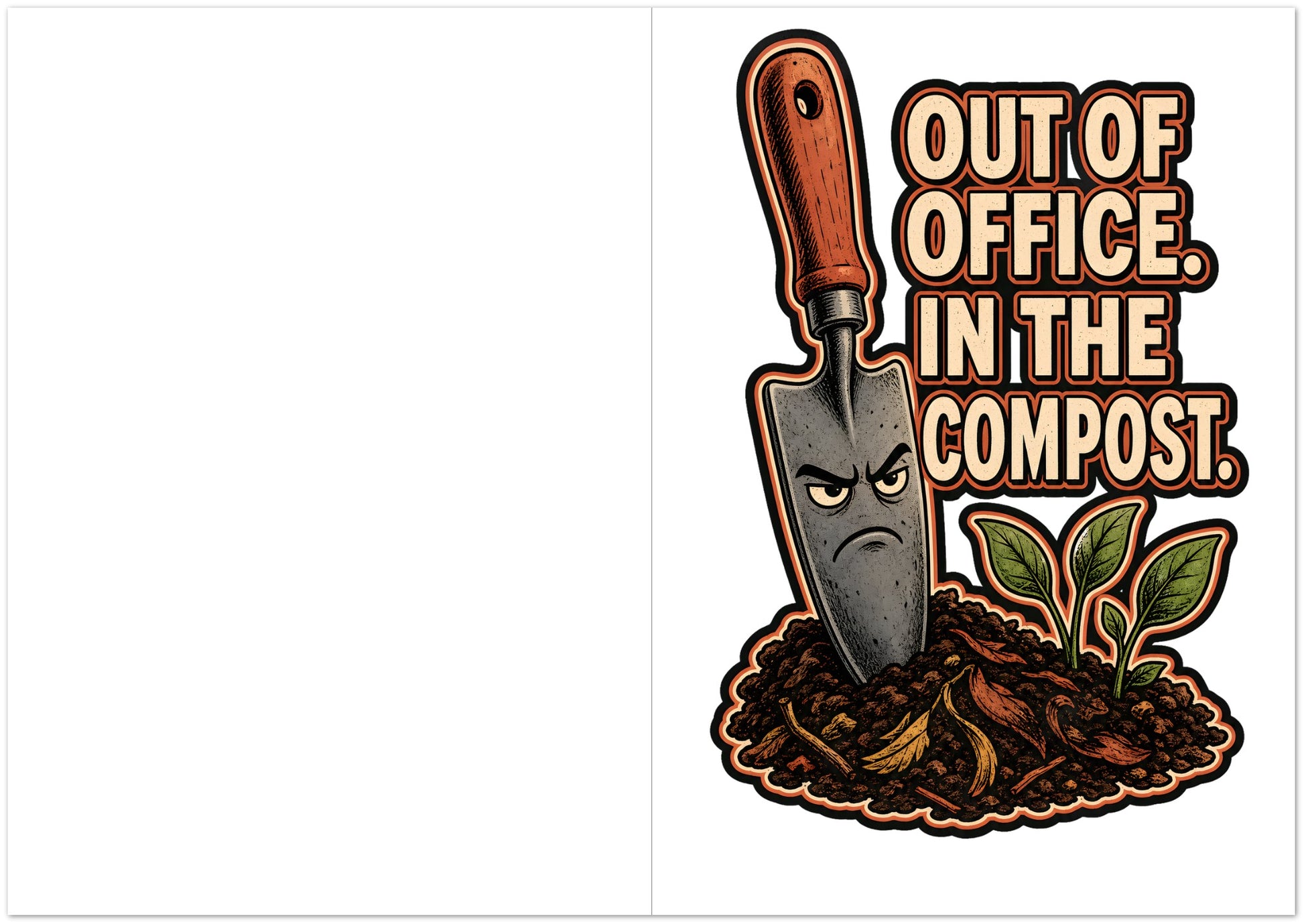 Out of Office, In the Compost Greeting Card Pack — product view 5