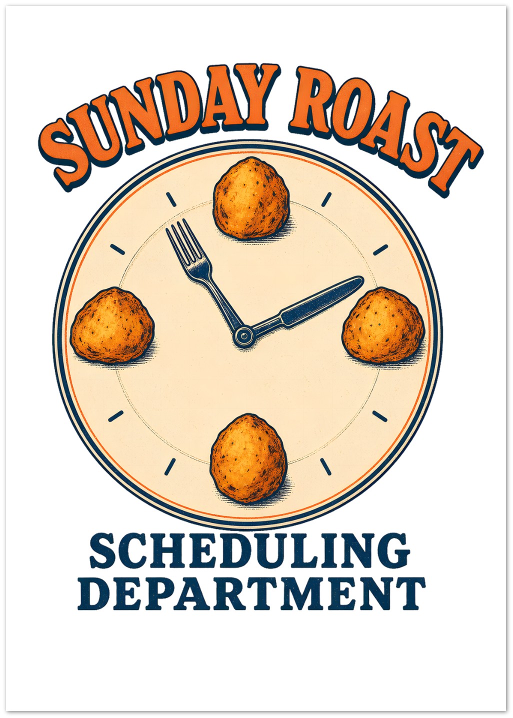 Sunday Roast Scheduling Department Greeting Card Pack