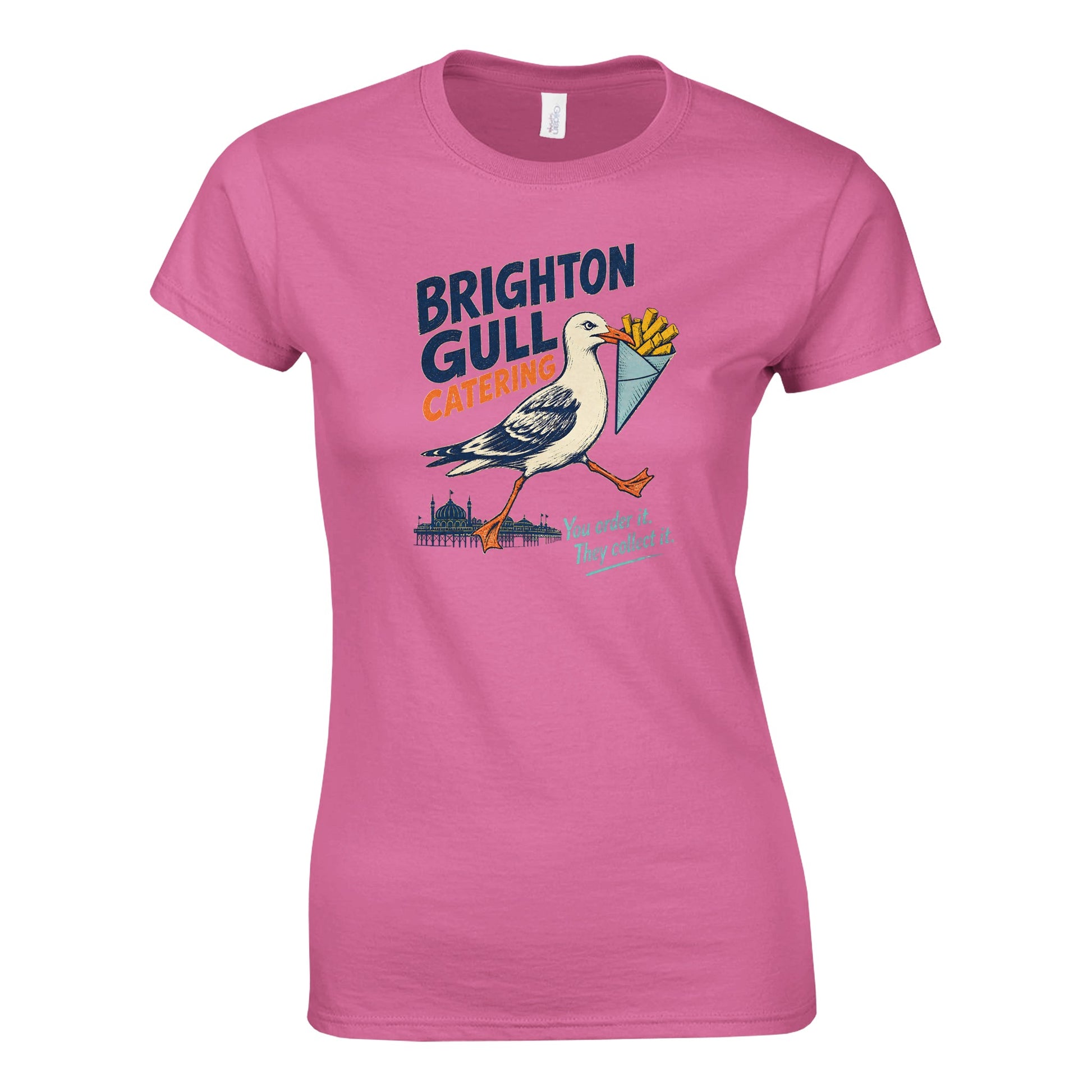 Brighton Gull Catering - You Order It, They Collect It Women's T-shirt — product view 4