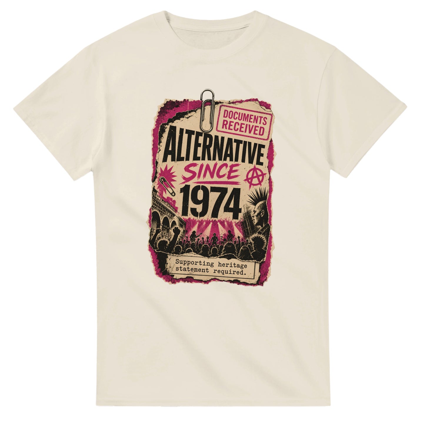 Camden Alternative Since 1974 T-shirt — Illustrated — product view 5