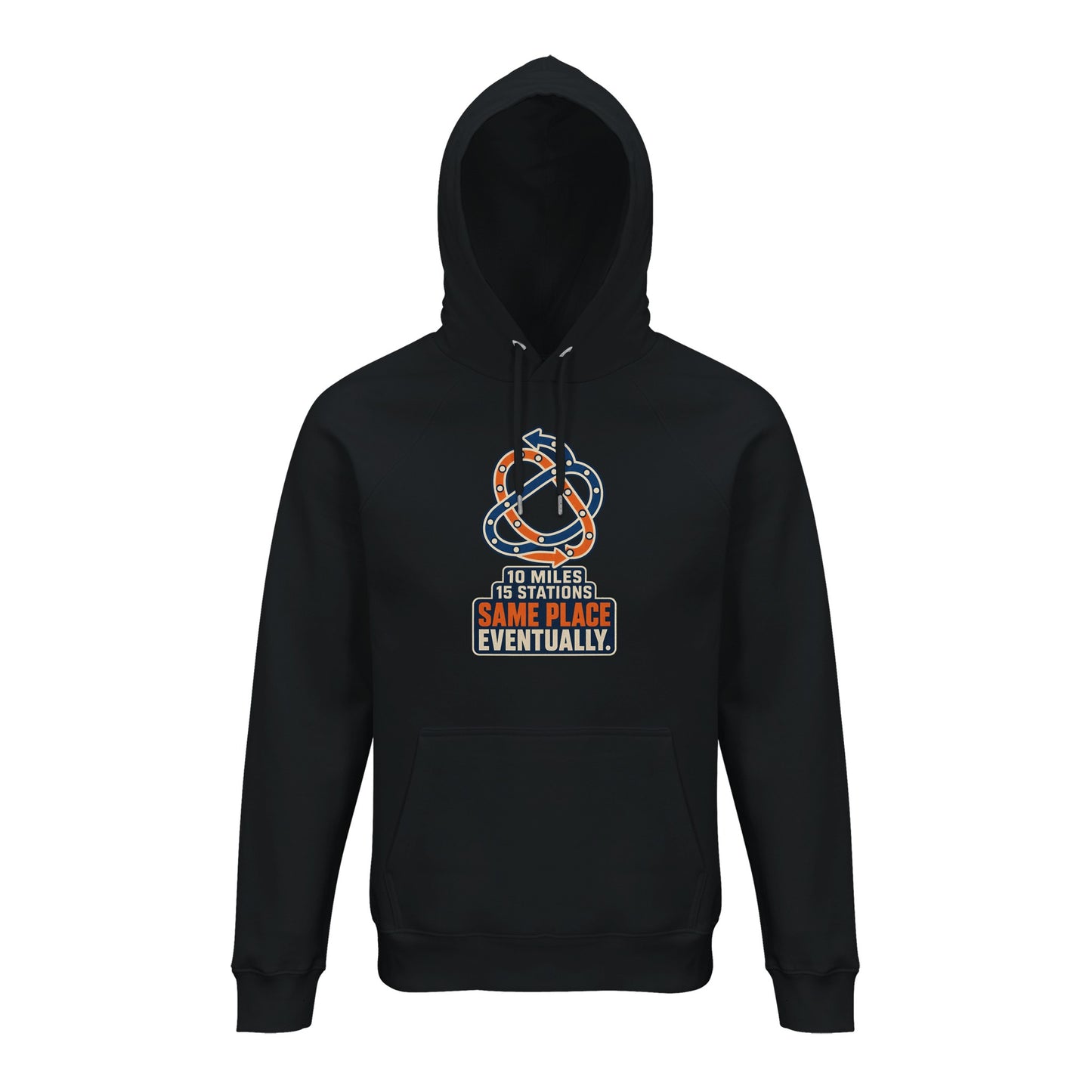 Glasgow Same Place Eventually Hoodie — product view 2