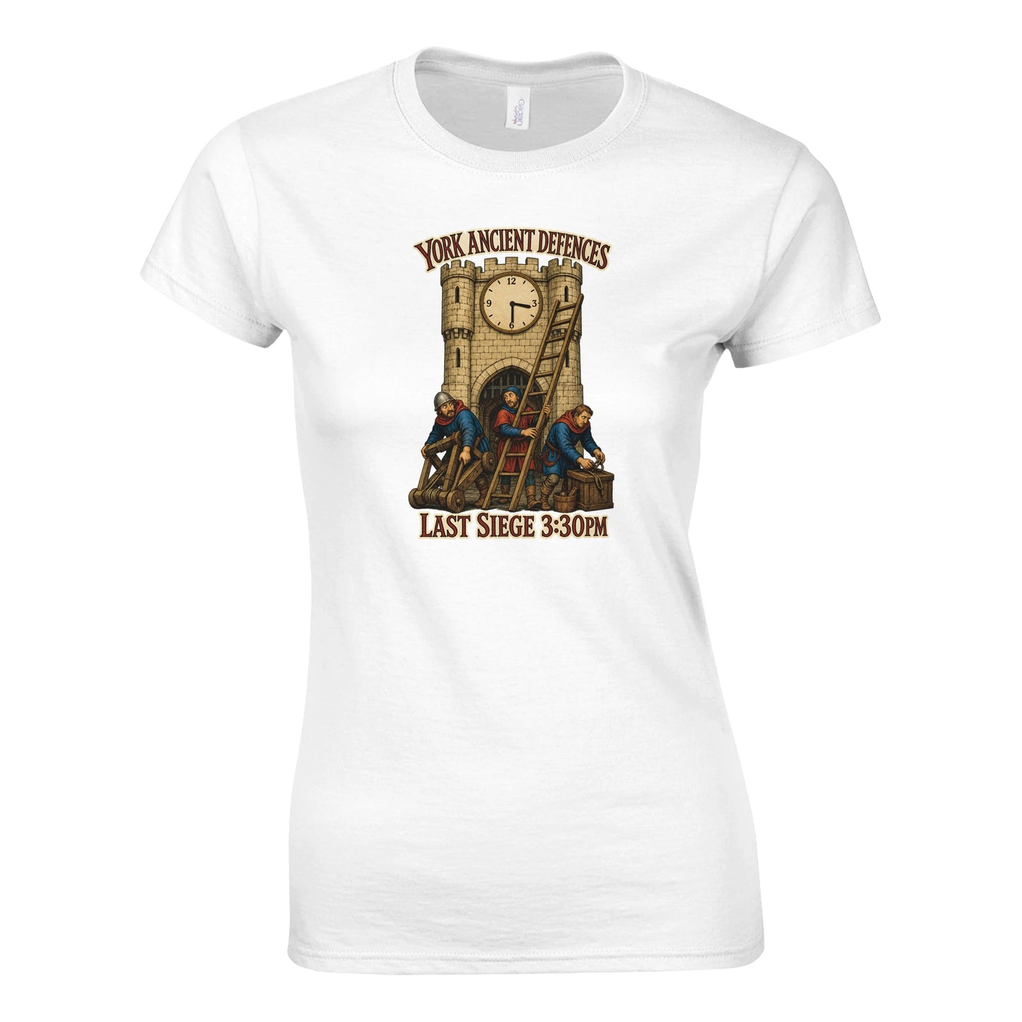 York Ancient Defences – Last Siege 3:30pm Women's T-shirt — product view 1