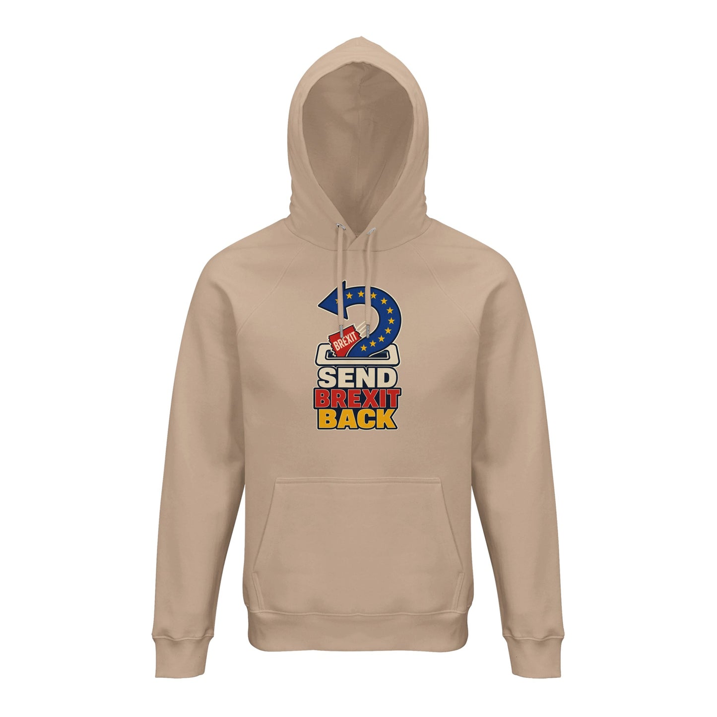 Send Brexit Back Pro-EU Graphic Hoodie — product view 5