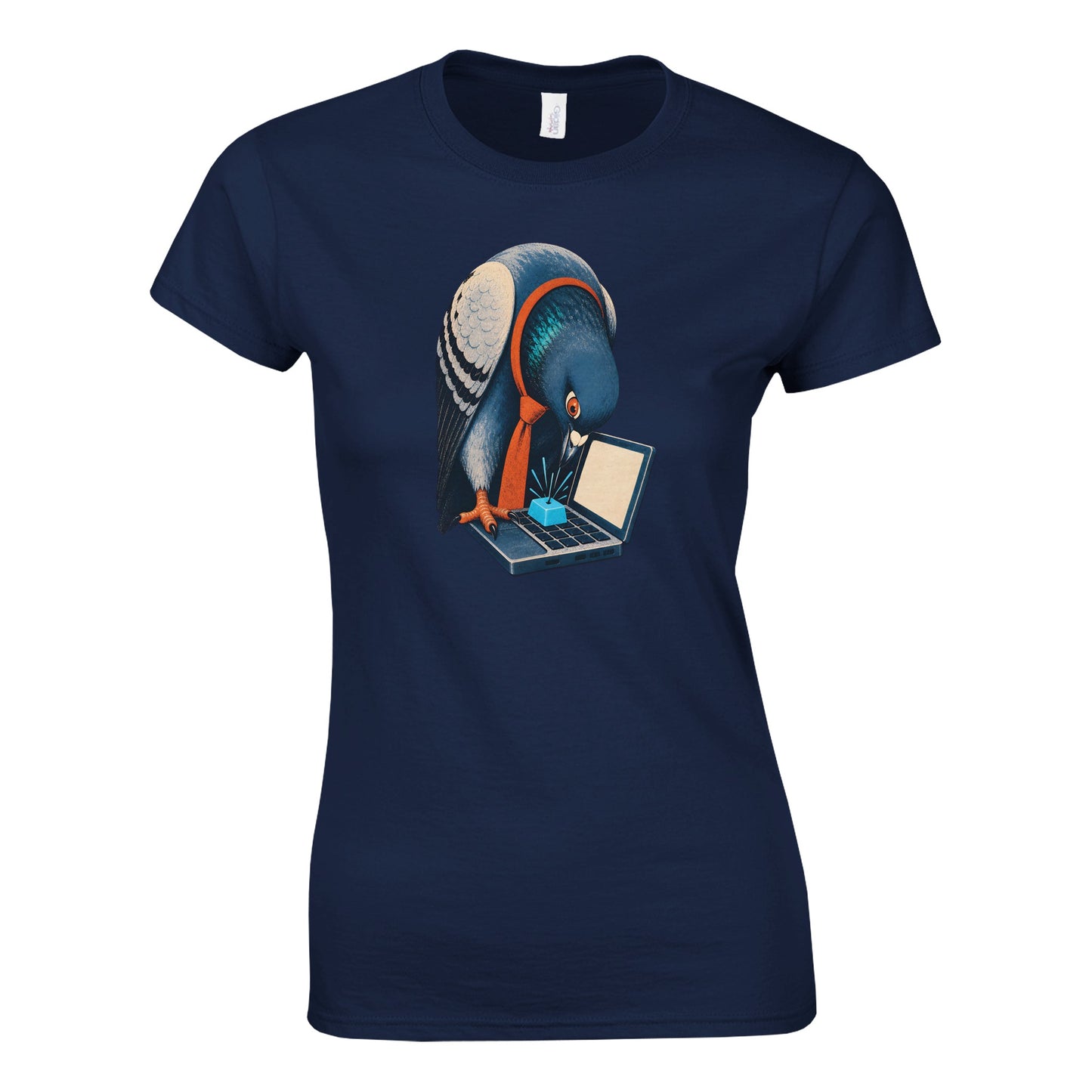 Pigeon Hits Send Women's T-shirt — product view 8