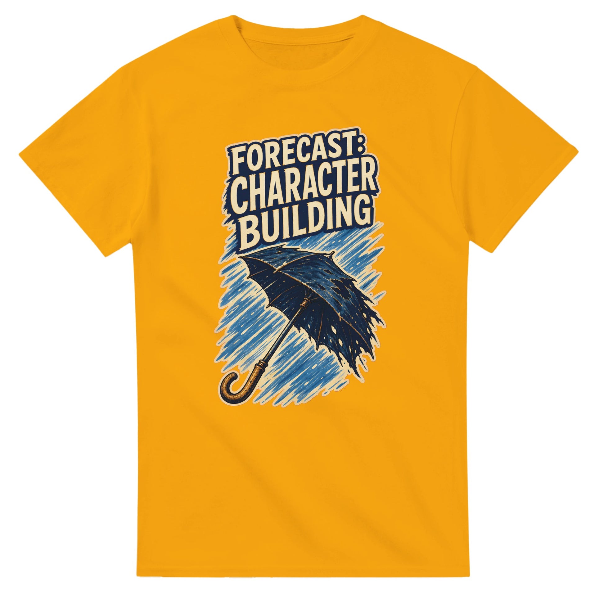 Forecast: Character Building – British Weather T-Shirt & Print — product view 14