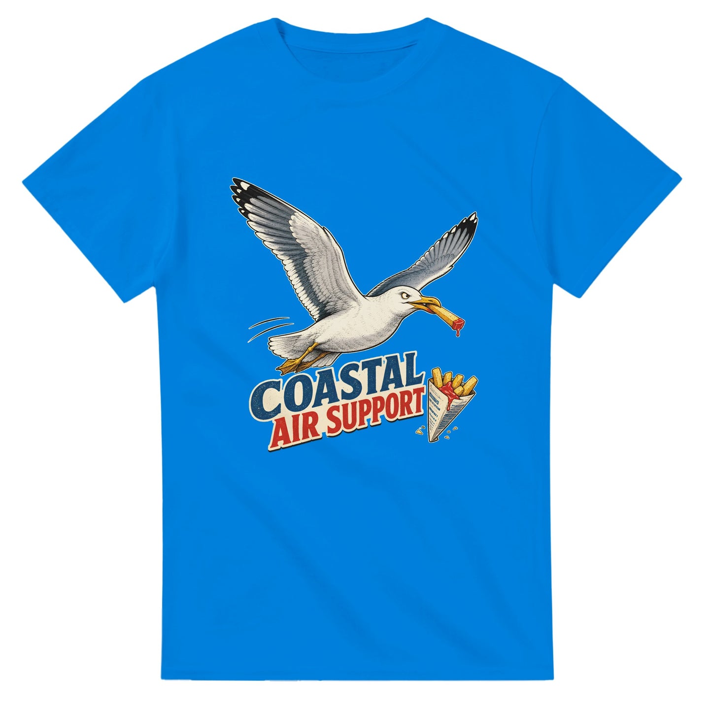 Coastal Air Support Seagull Graphic T-shirt — product view 2