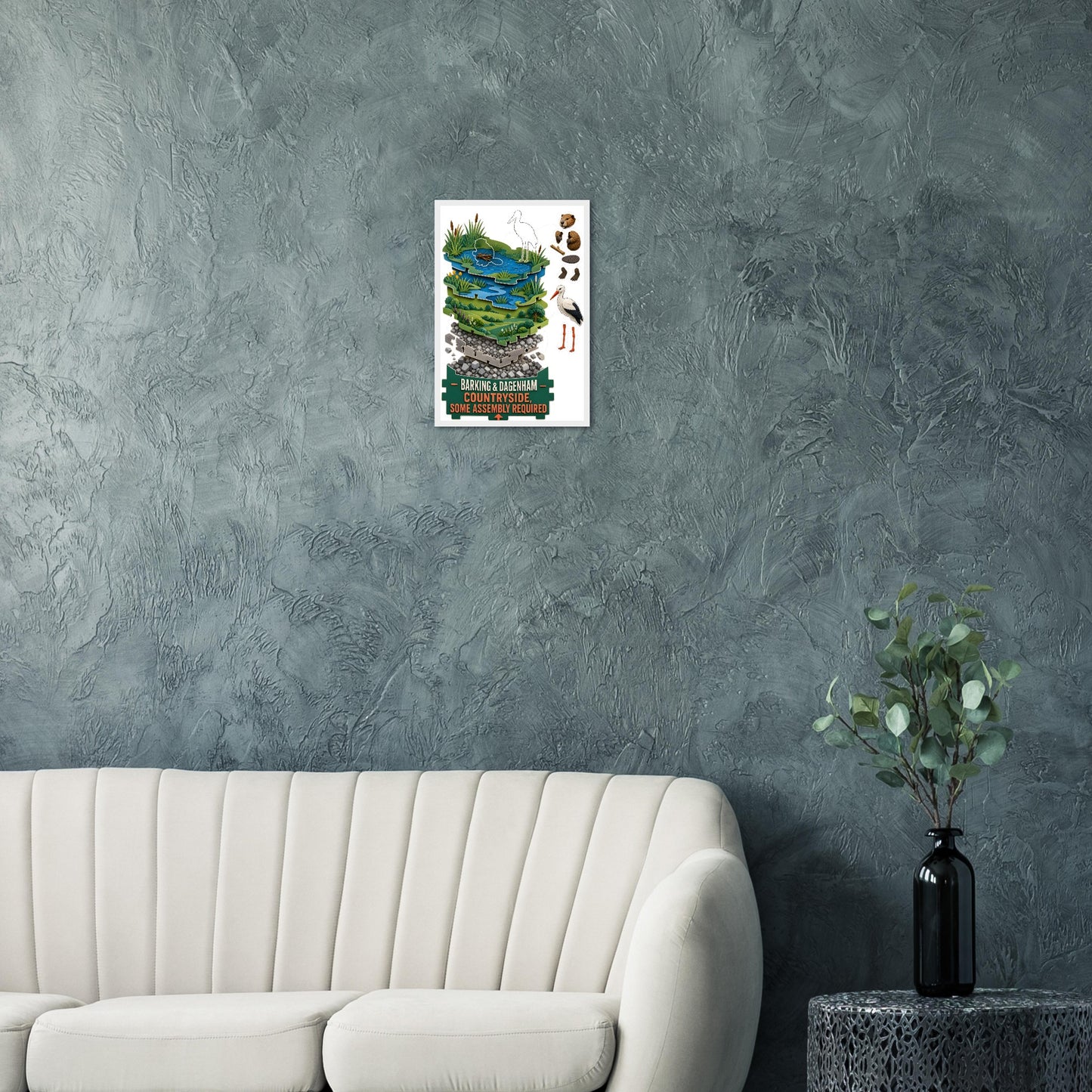 Barking & Dagenham Countryside Framed Wall Art — product view 12