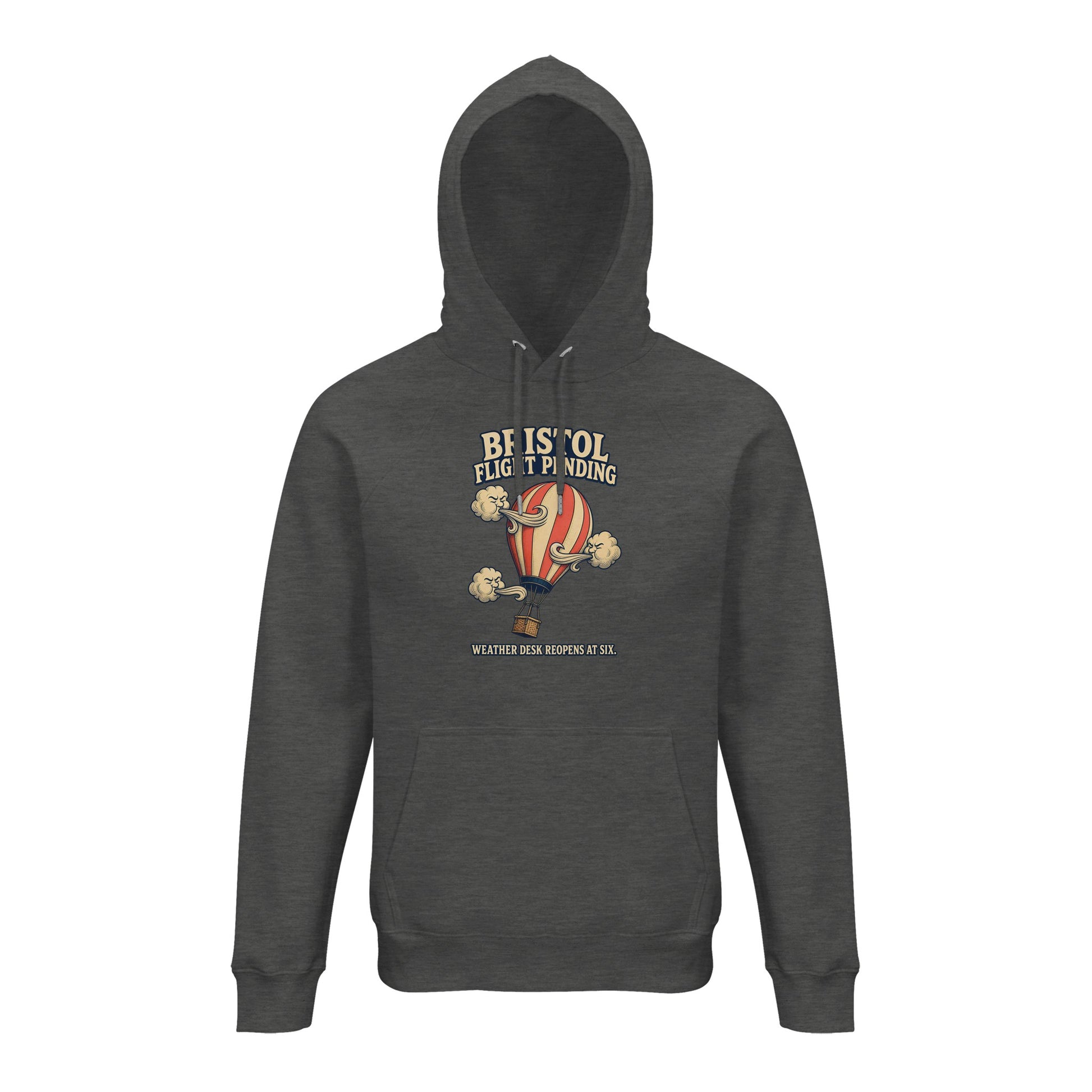 Bristol Flight Pending – Weather Desk Hoodie — product view 10