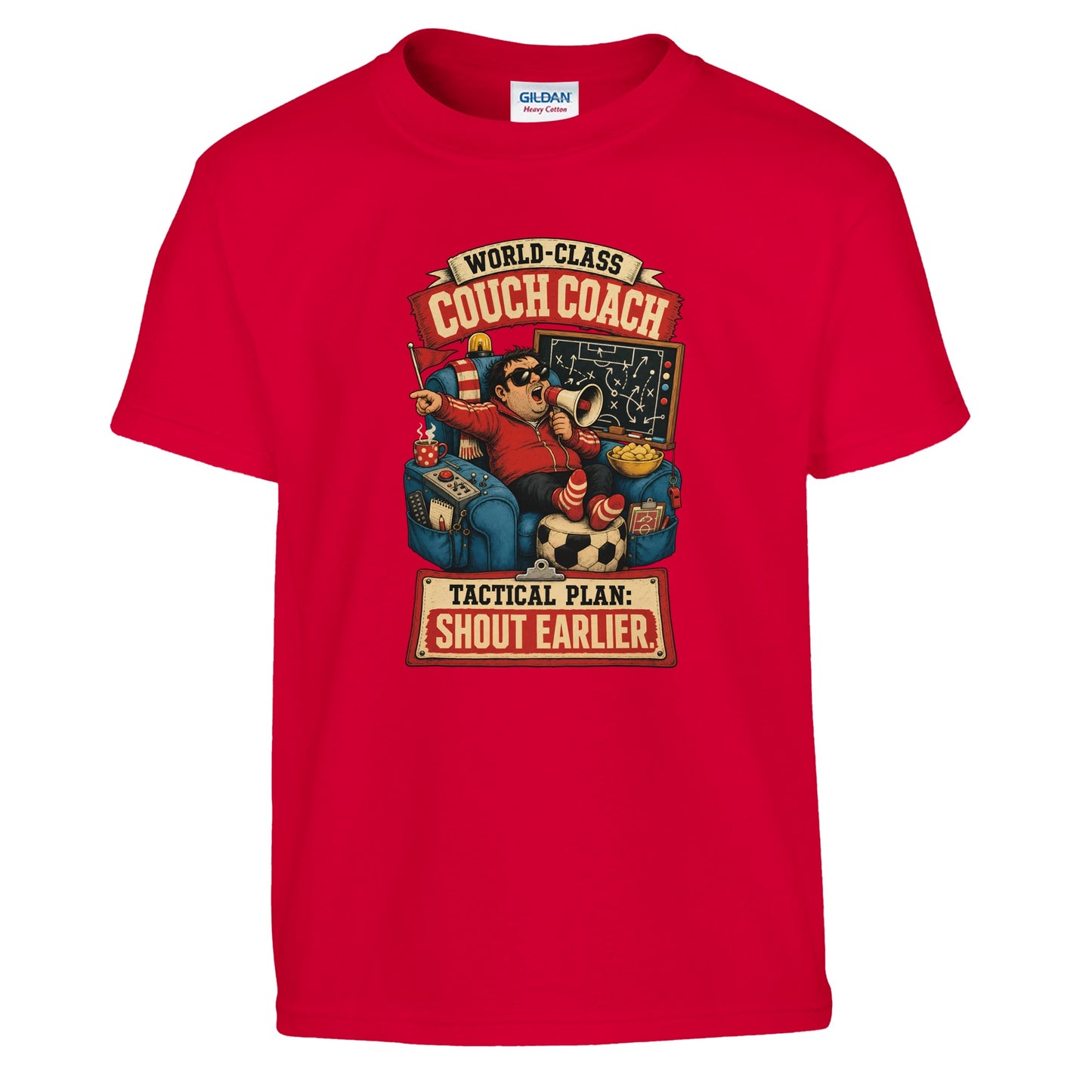 World-Class Couch Coach Kids' T-shirt — product view 5