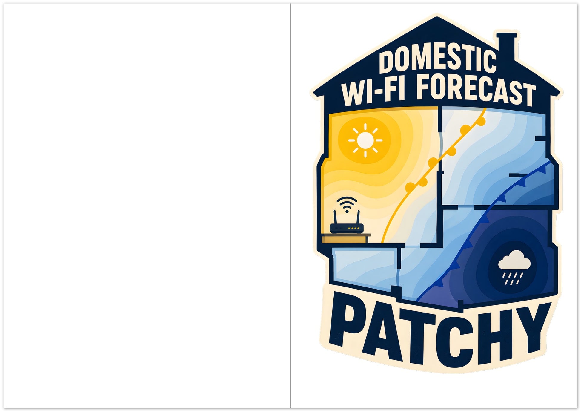 Domestic Wi-Fi Forecast Patchy Greeting Card Pack — product view 5