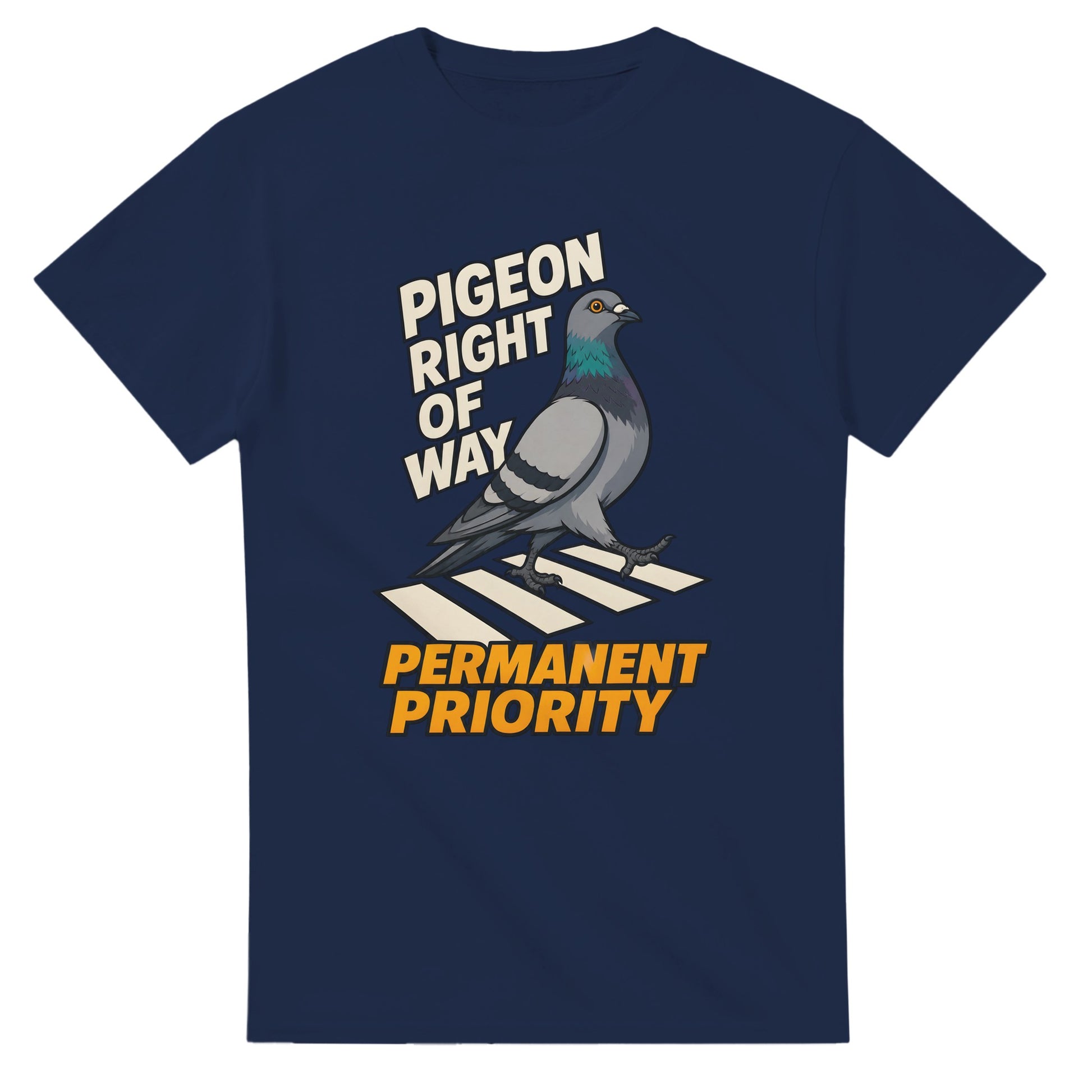 Pigeon Right of Way T-shirt — product view 5