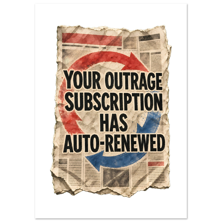 Your Outrage Subscription Has Auto-Renewed Poster