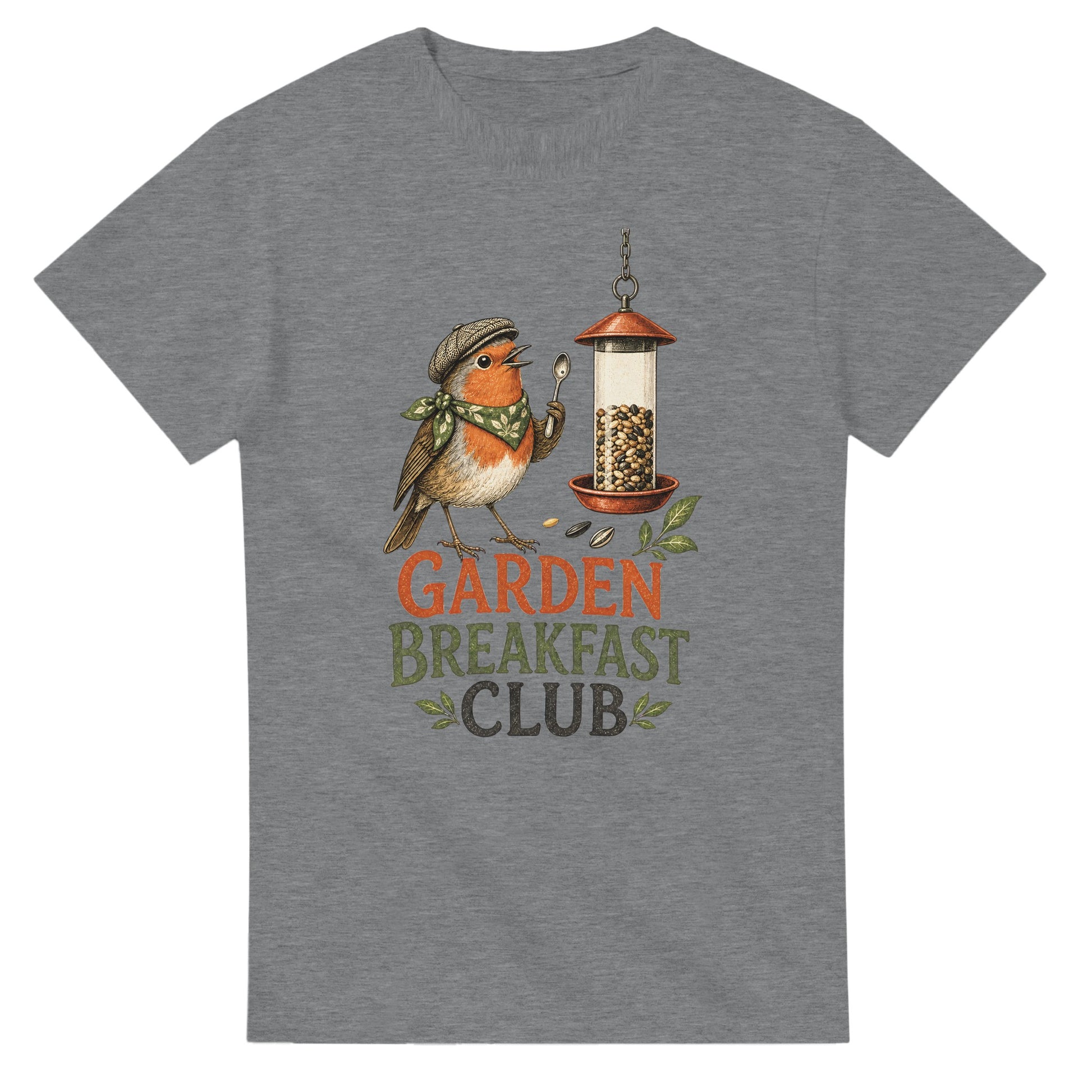 Garden Breakfast Club Robin Graphic T-shirt — product view 6