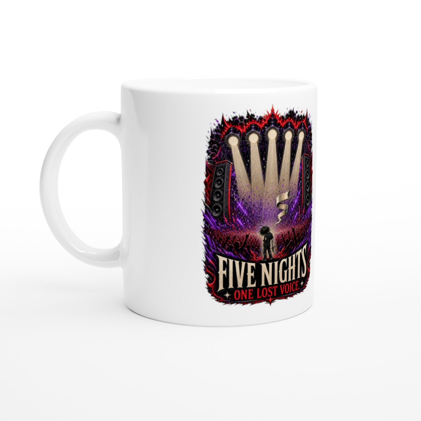 Five Nights, One Lost Voice Mug — product view 2