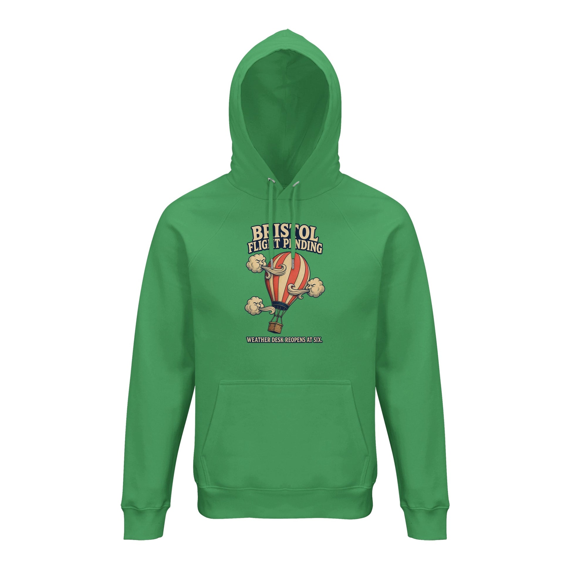 Bristol Flight Pending – Weather Desk Hoodie — product view 6