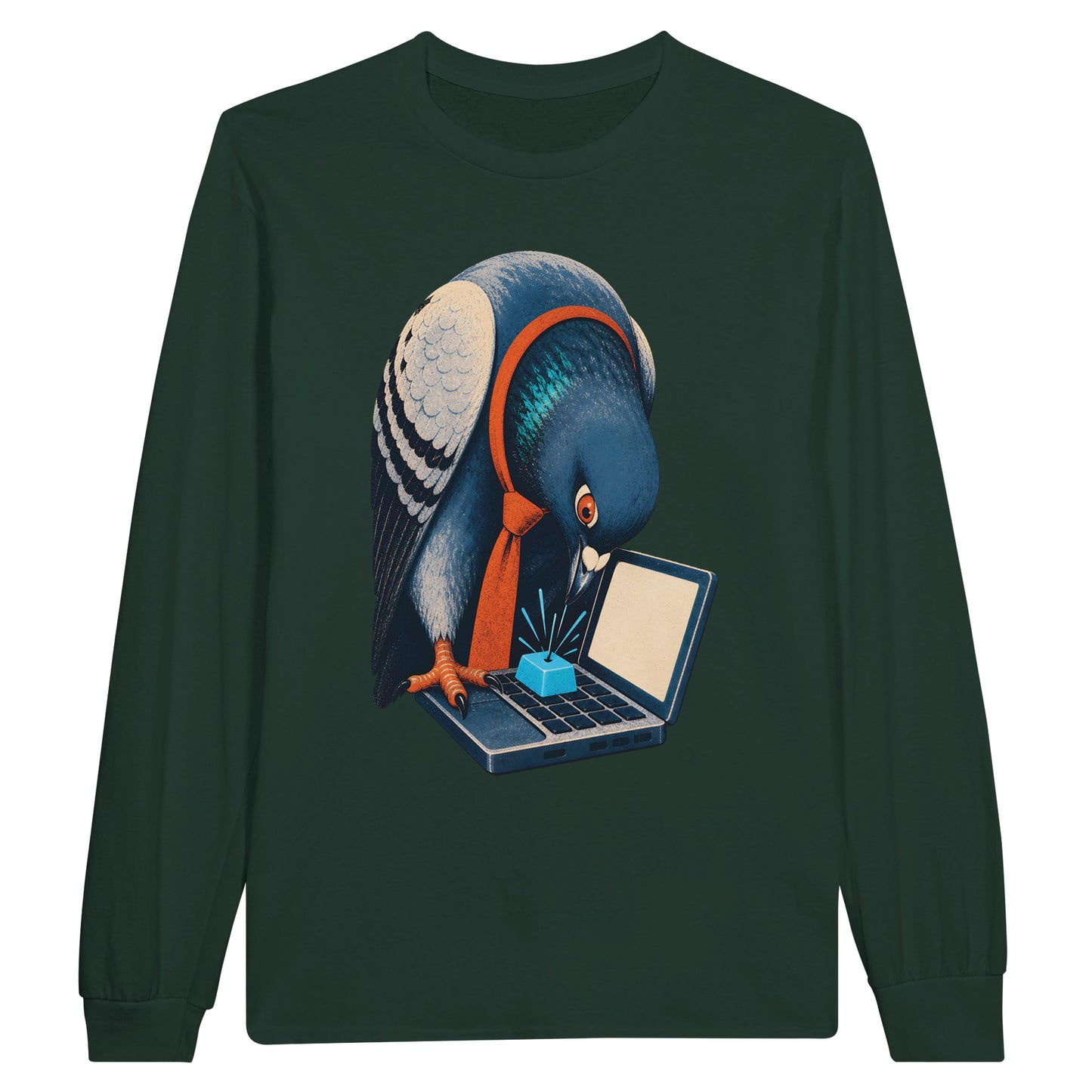 Pigeon Hits Send Long-Sleeve T-shirt — product view 5