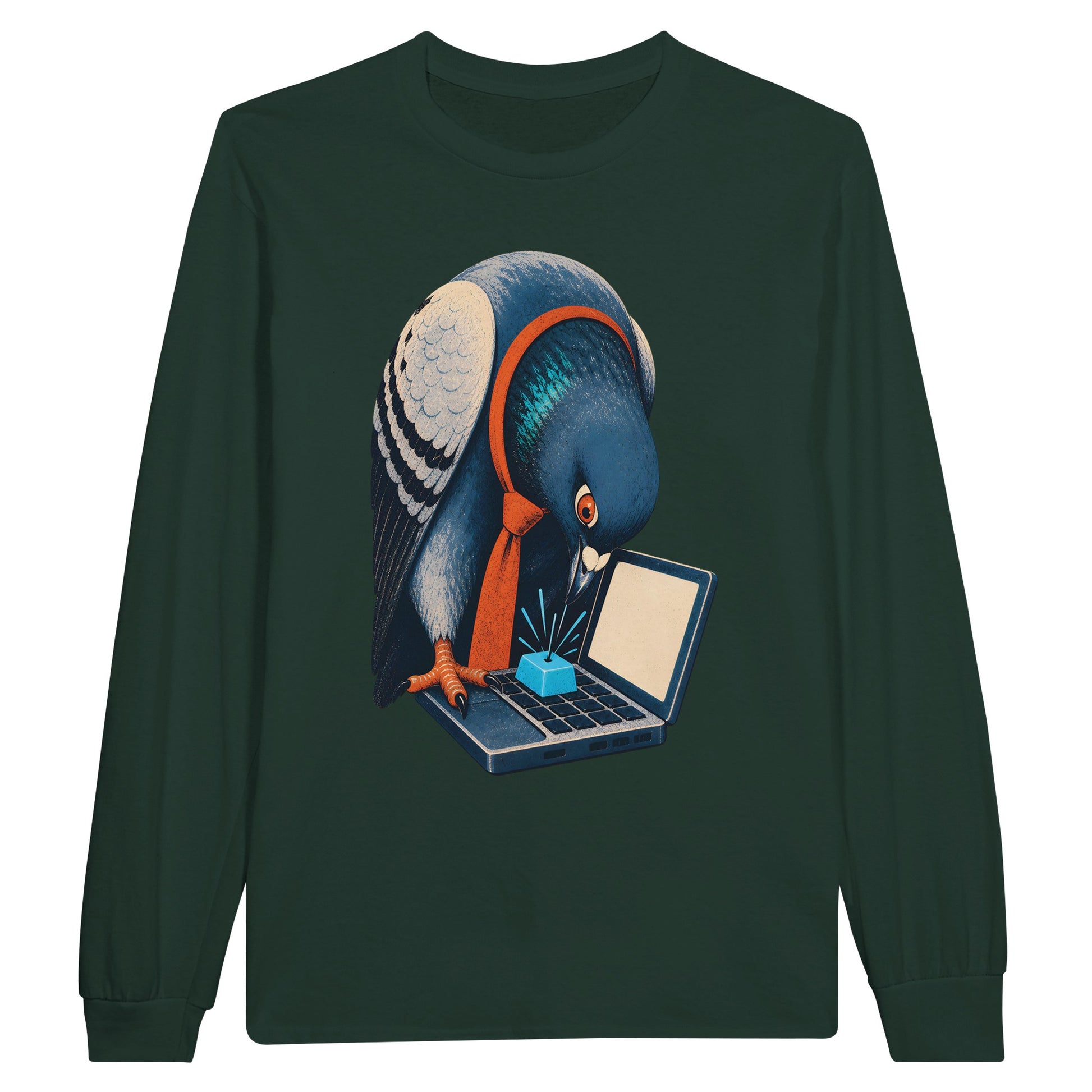 Pigeon Hits Send Long-Sleeve T-shirt — product view 5