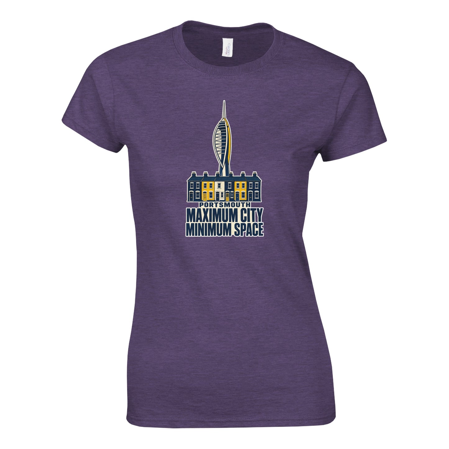 Portsmouth Maximum City Minimum Space Women's T-shirt — product view 2