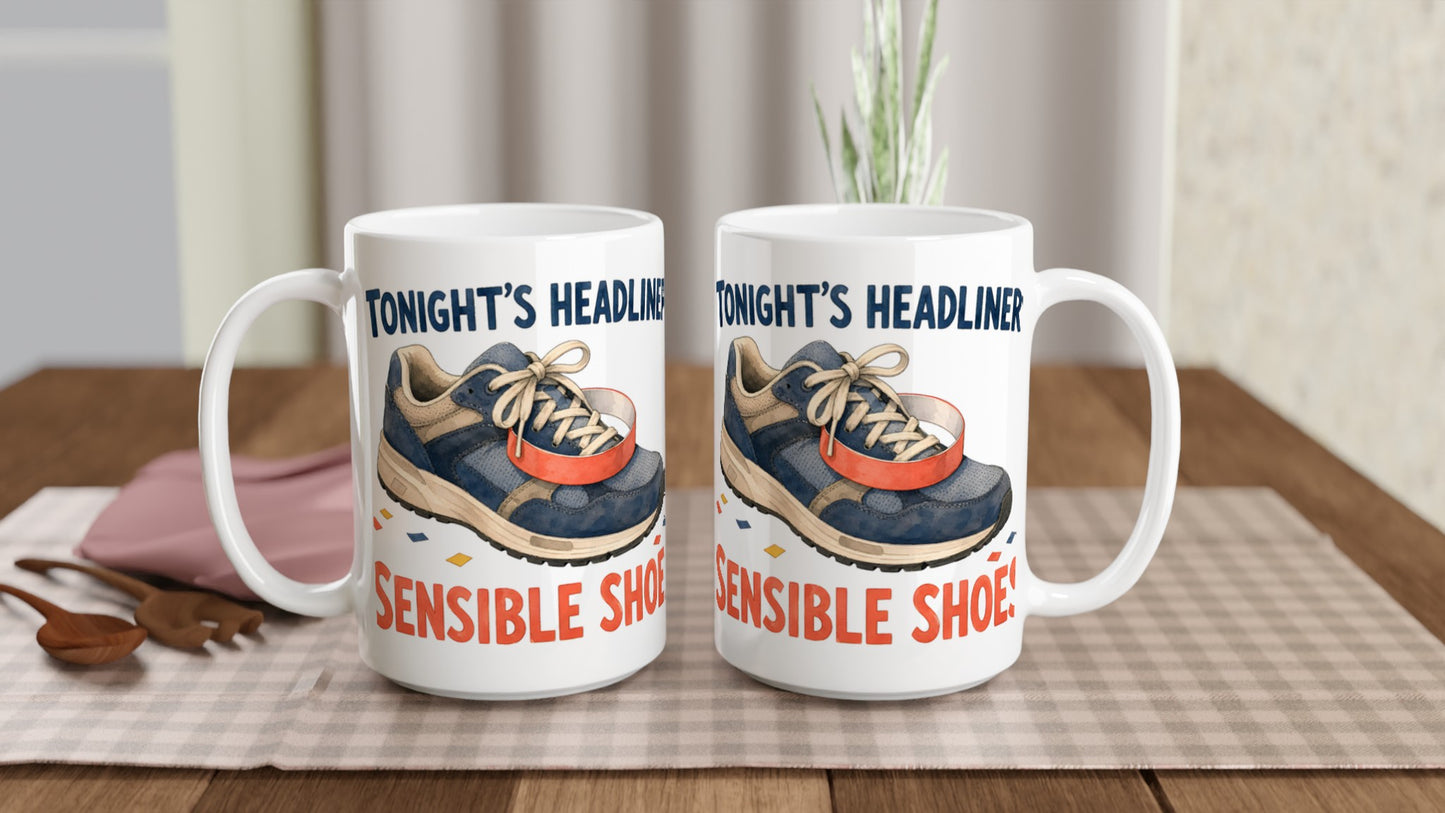 Tonight's Headliner: Sensible Shoes Concert Large Mug — product view 5