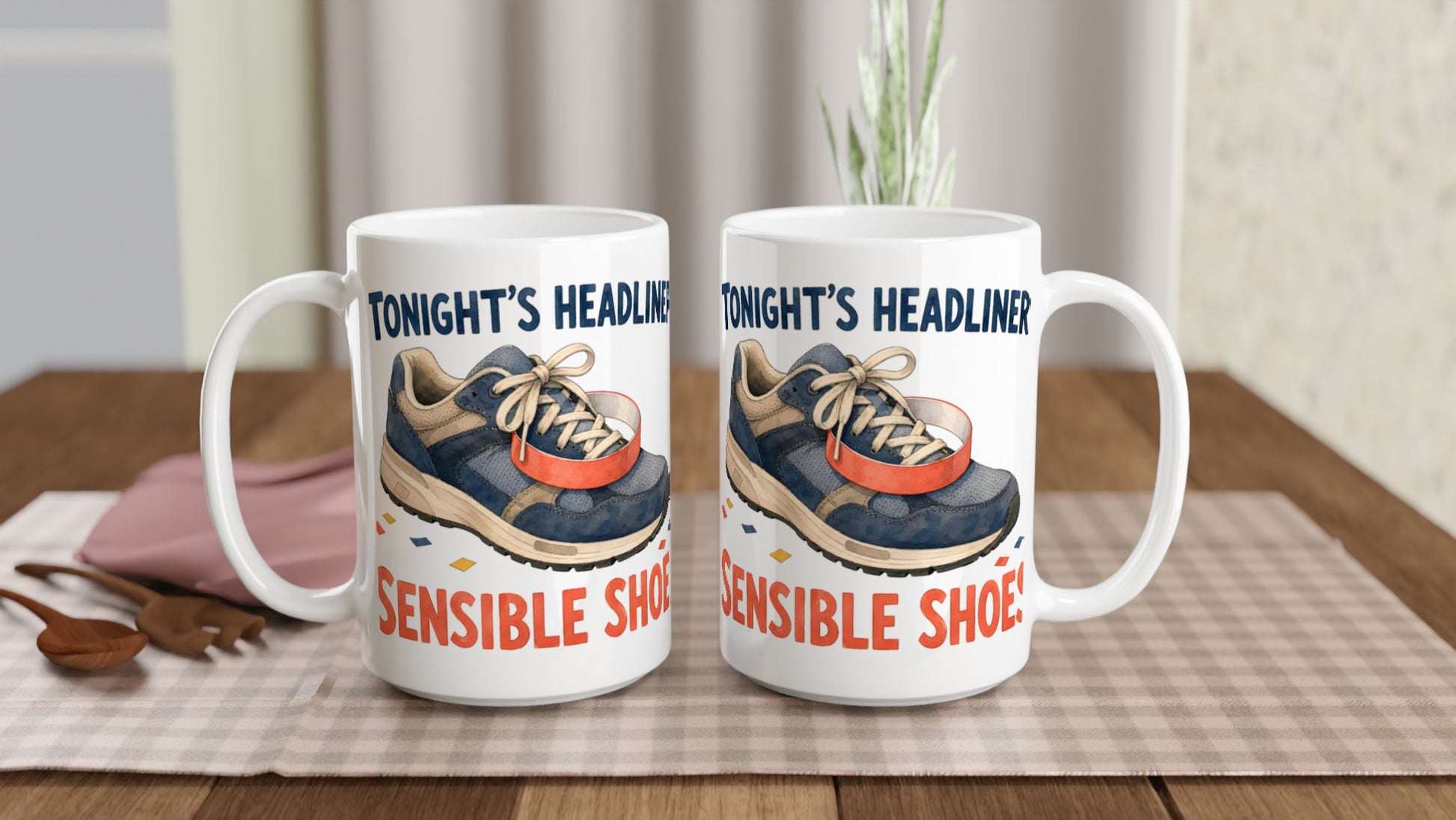 Tonight's Headliner: Sensible Shoes Concert Large Mug — product view 5