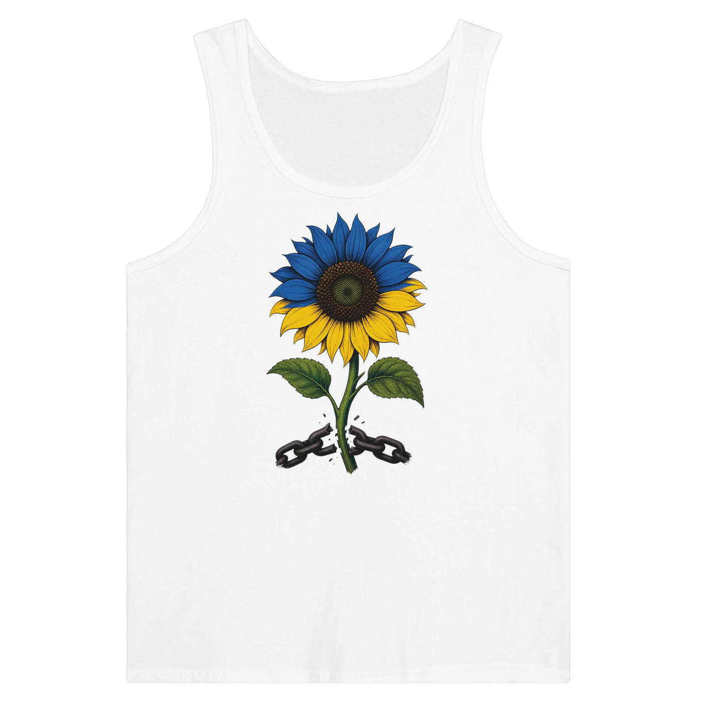 Ukraine Freedom Sunflower Premium Unisex Tank Top