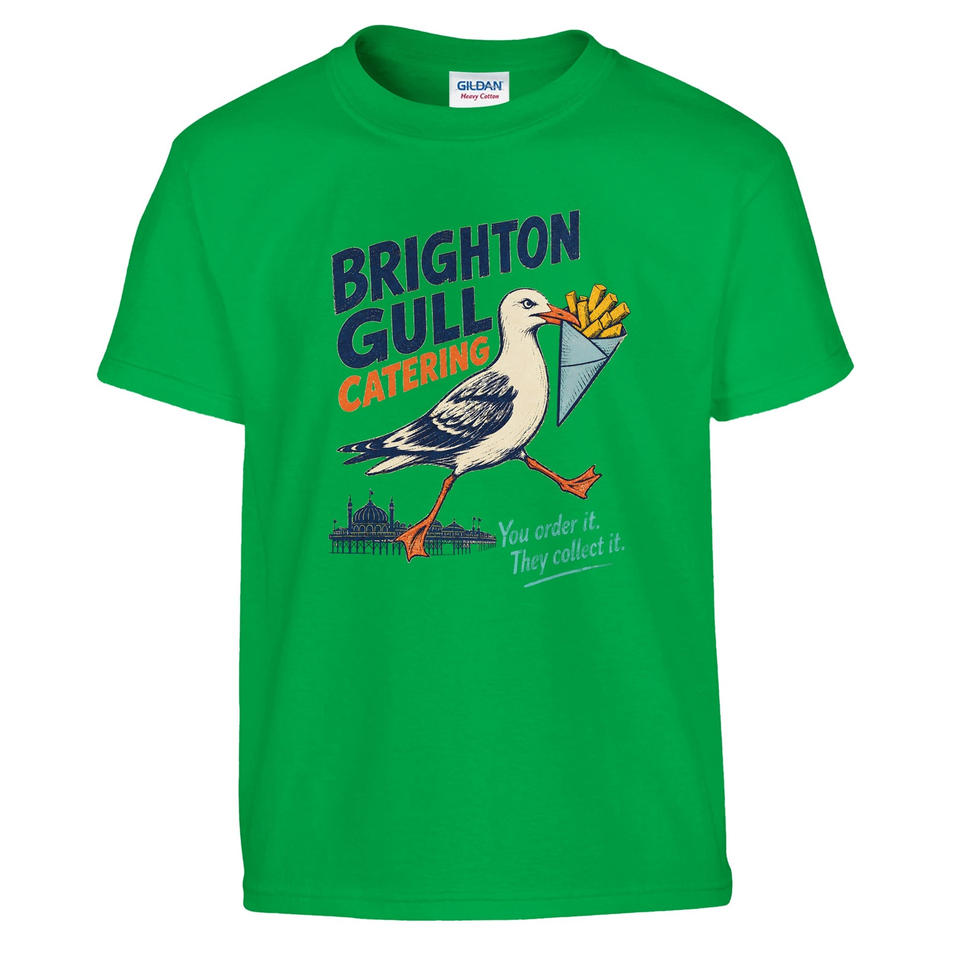 Brighton Gull Catering - You Order It, They Collect It Kids' T-shirt — product view 8