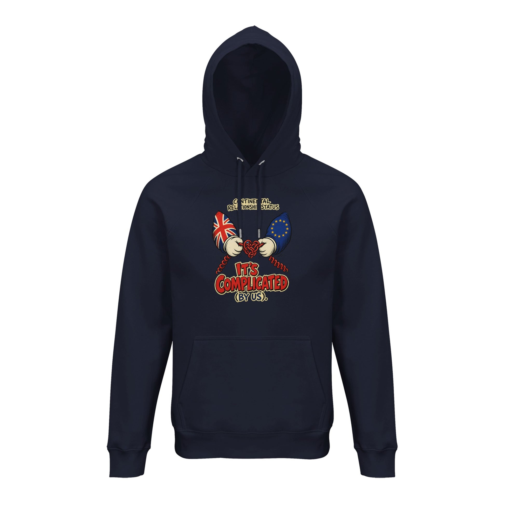 It's Complicated (By Us) UK–EU 1990s Cartoon Hoodie — product view 5