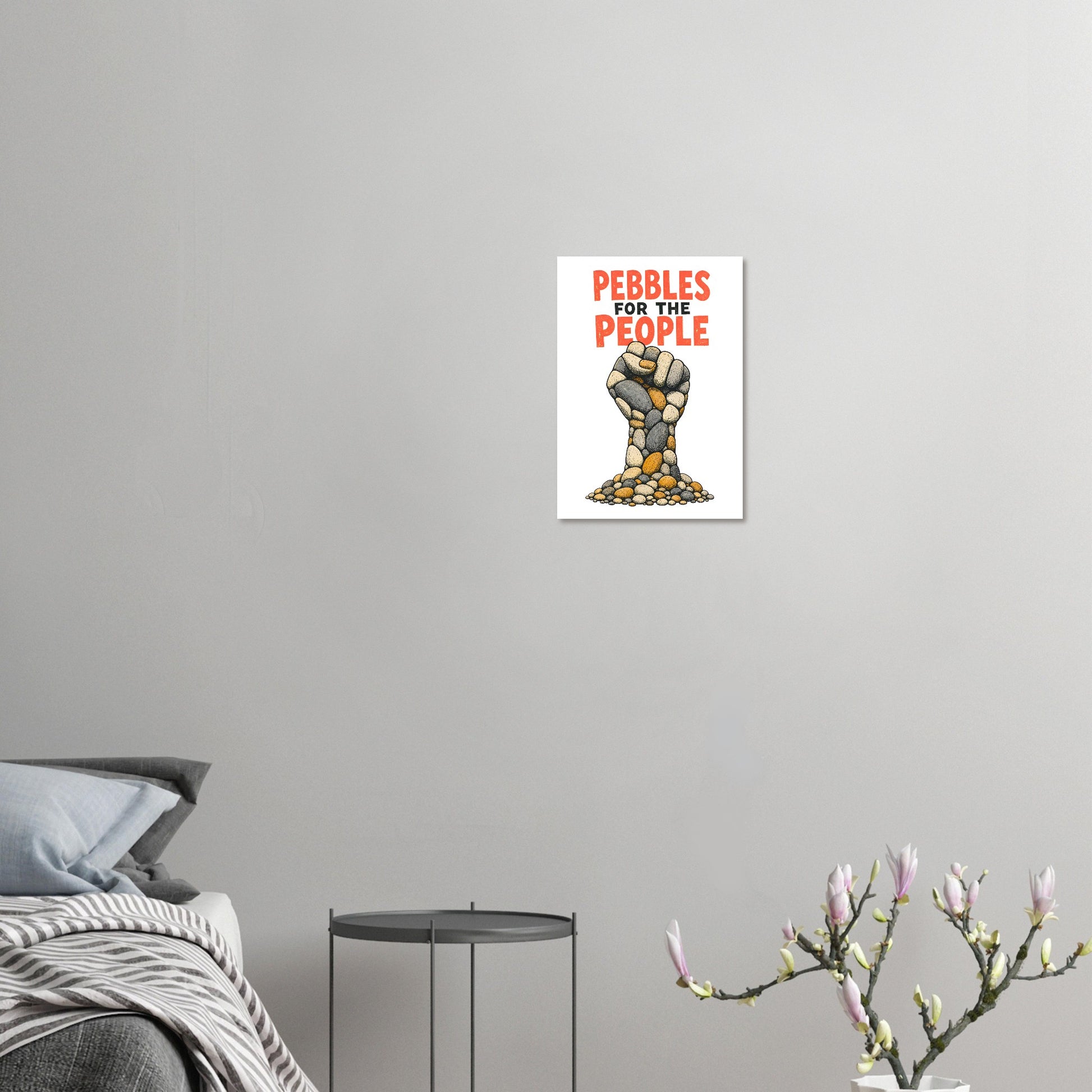 Pebbles for the People Graphic Poster — product view 7