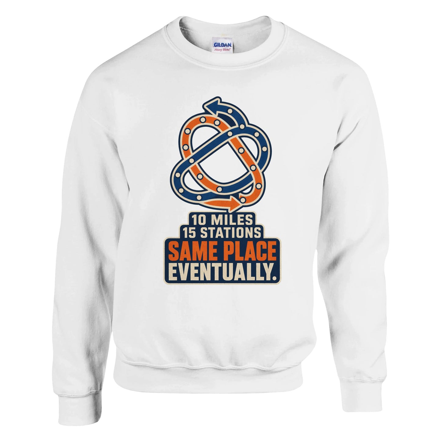 Glasgow Same Place Eventually Sweatshirt — product view 1