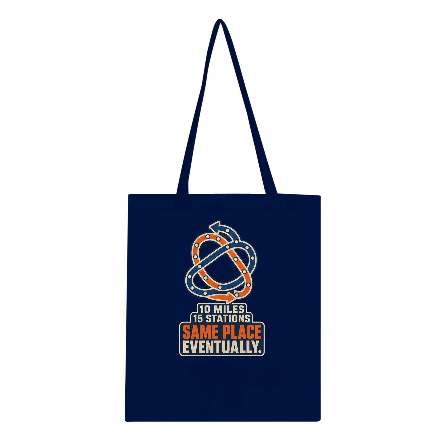 Glasgow Same Place Eventually Tote Bag — product view 2