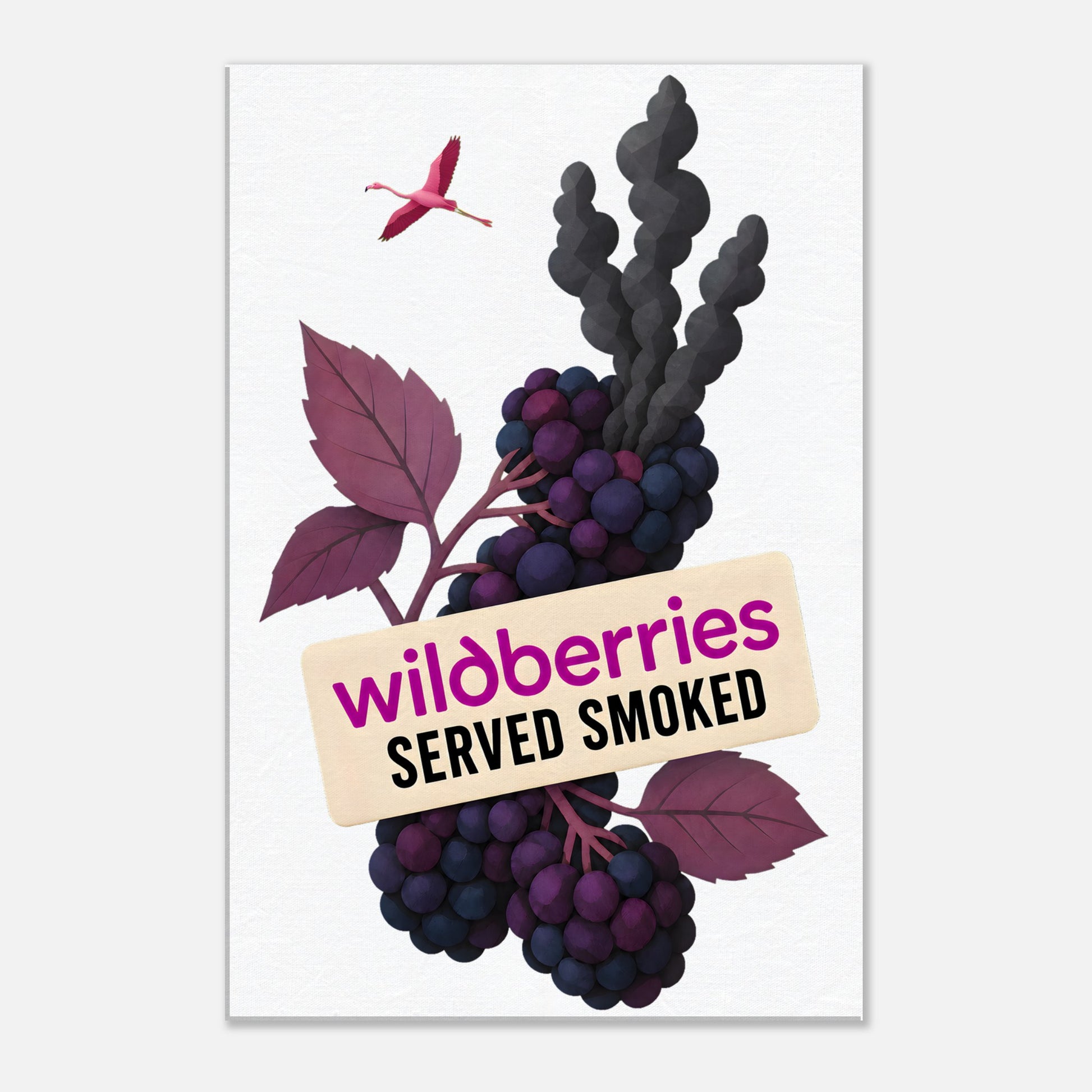 Wildberries, Served Smoked Canvas — product view 2