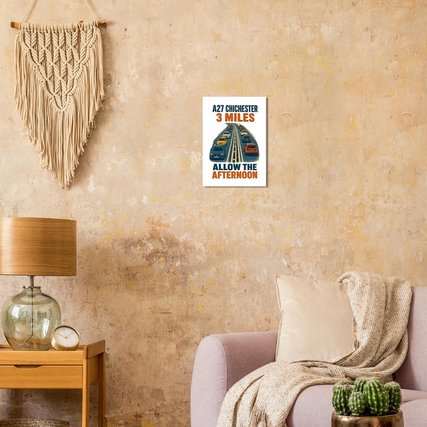 A27 Chichester – 3 Miles, Allow the Afternoon Poster — product view 9