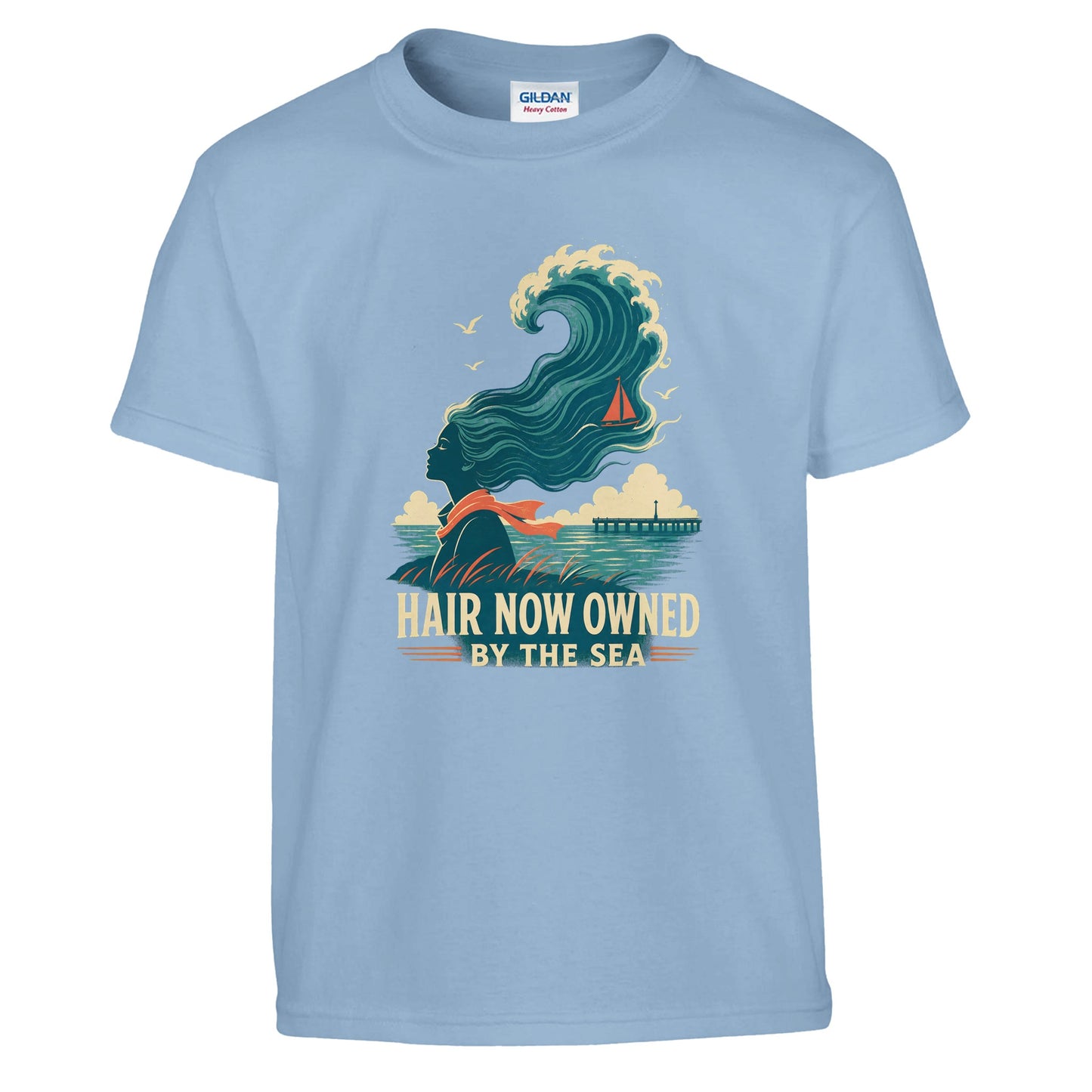 Hair Now Owned by the Sea Kids' T-shirt — product view 3