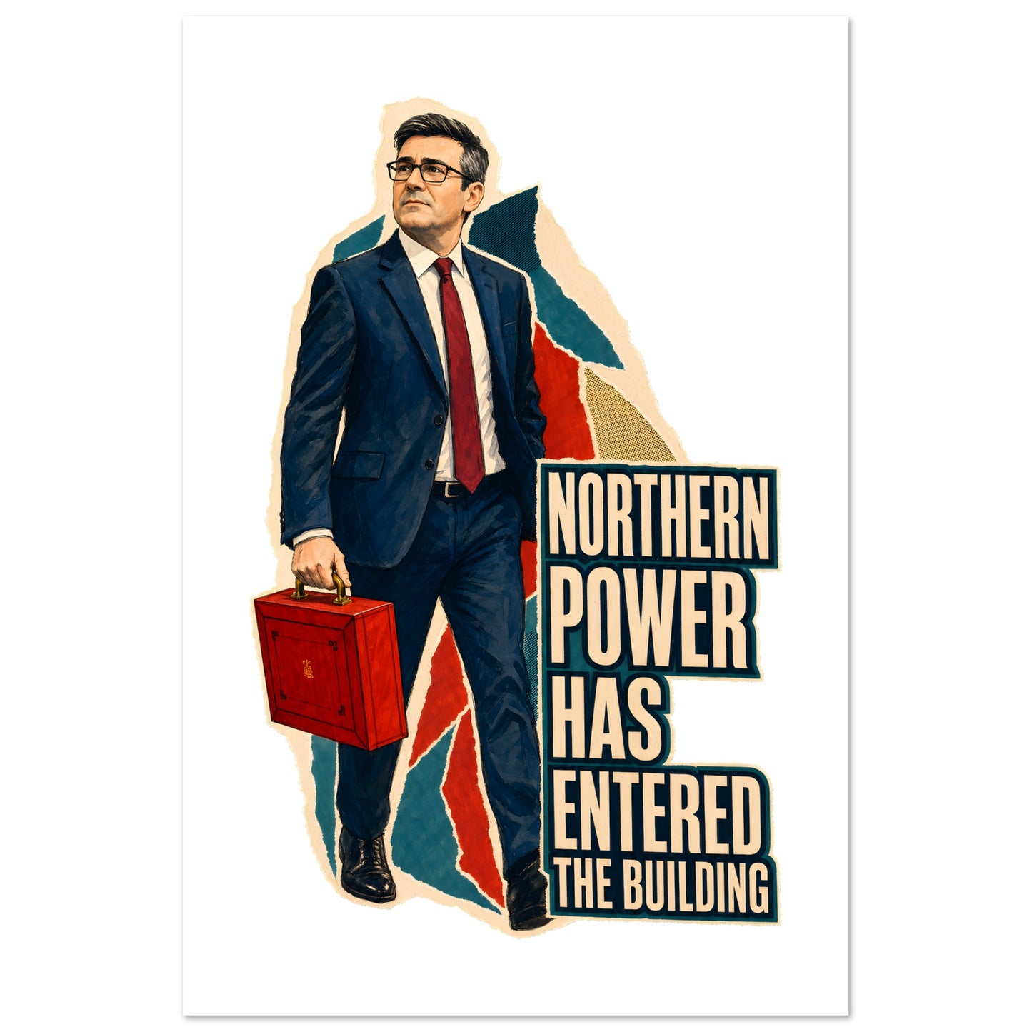 Northern Power Has Entered the Building Tote Bag Poster — product view 6