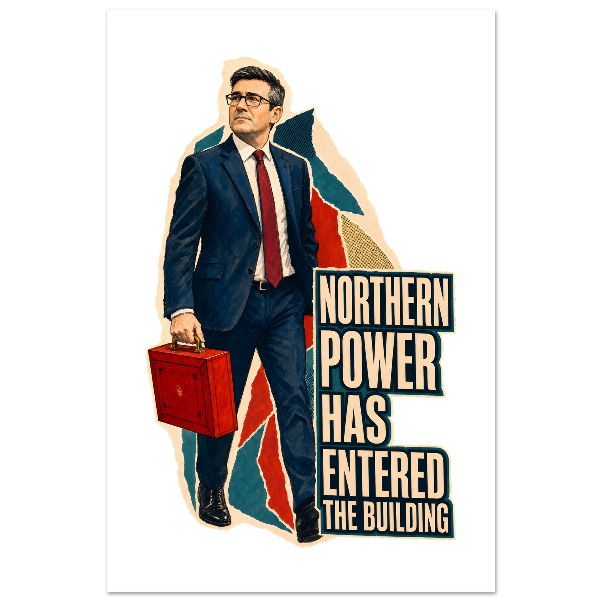Northern Power Has Entered the Building Tote Bag Poster — product view 6