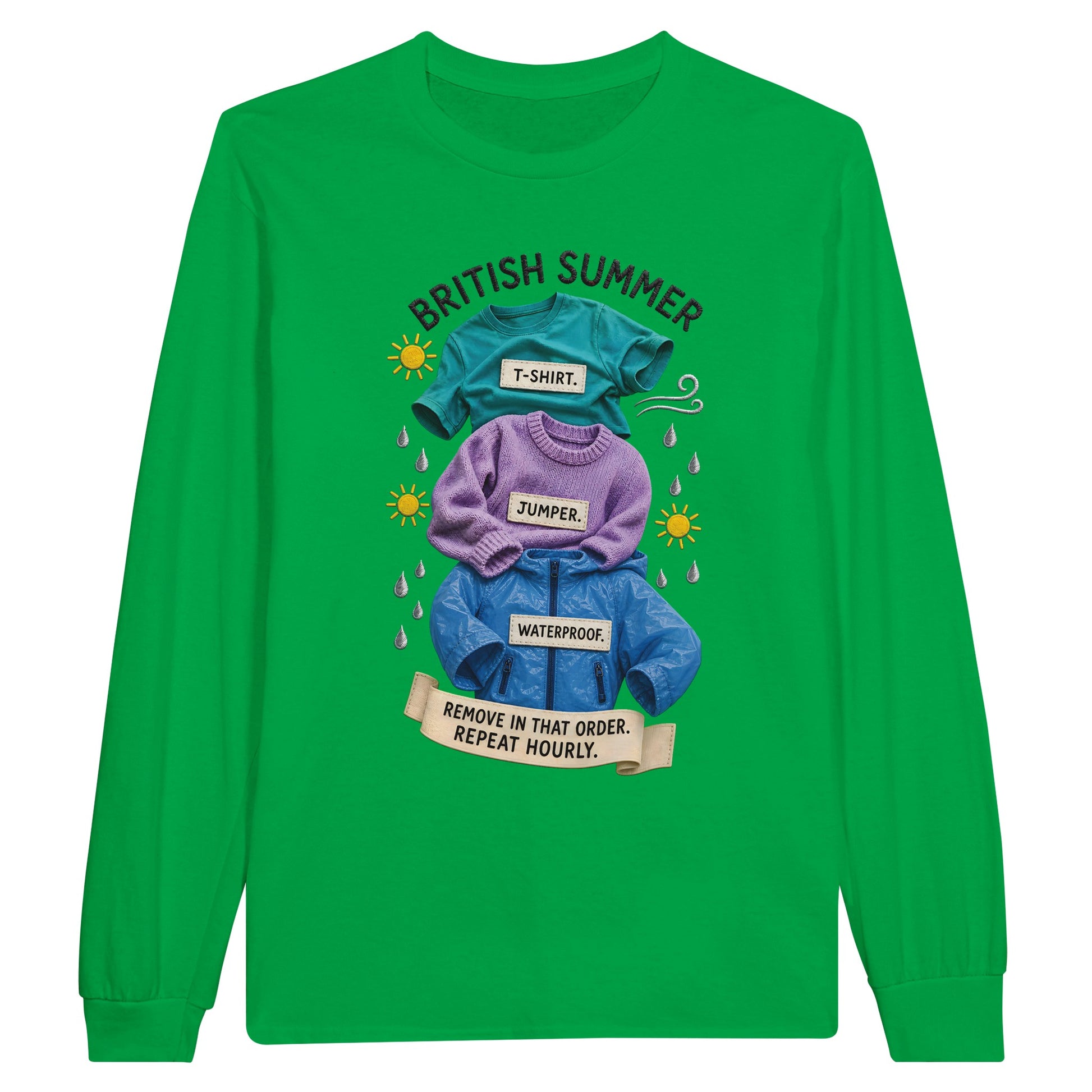 British Summer: Repeat Layers Hourly Long-Sleeve T-shirt — product view 12