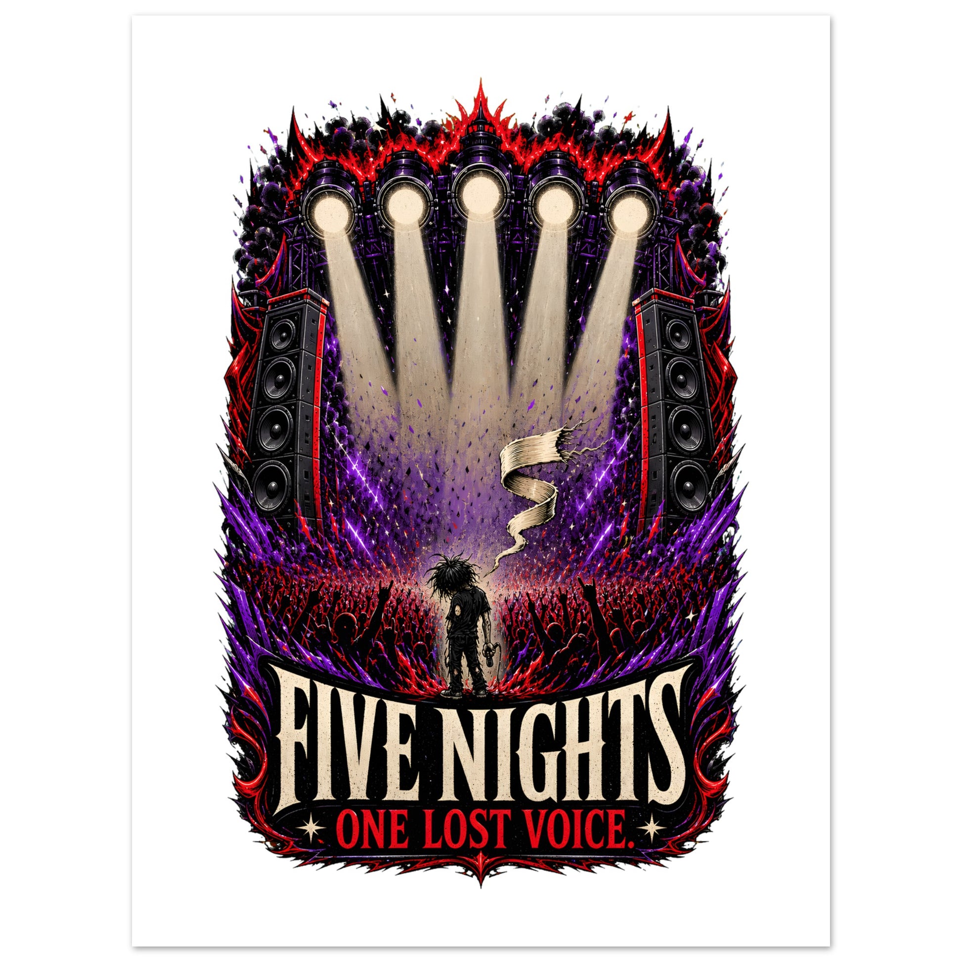 Five Nights, One Lost Voice Poster — product view 4