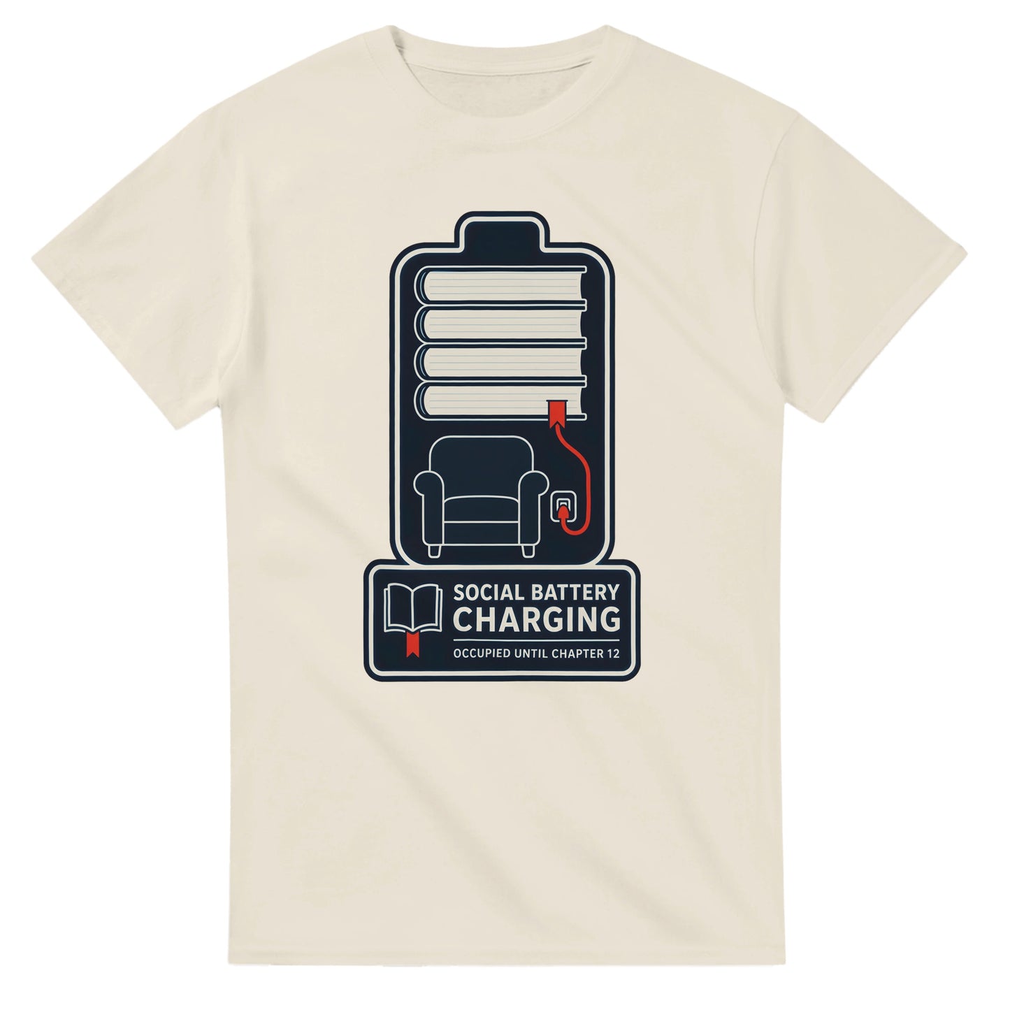 Social Battery Charging T-shirt — product view 8