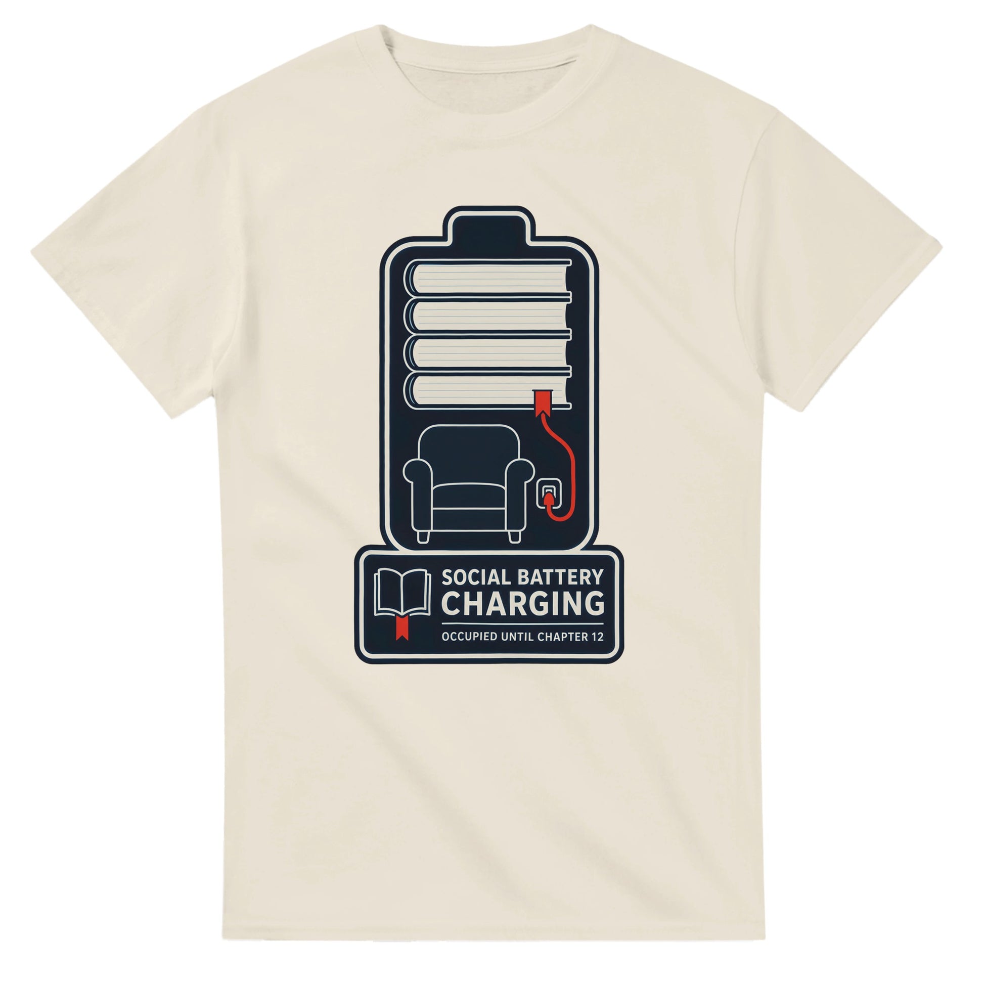 Social Battery Charging T-shirt — product view 8