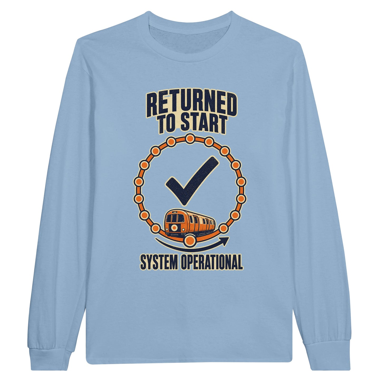 Glasgow Subway: System Operational Long-Sleeve T-shirt — product view 8