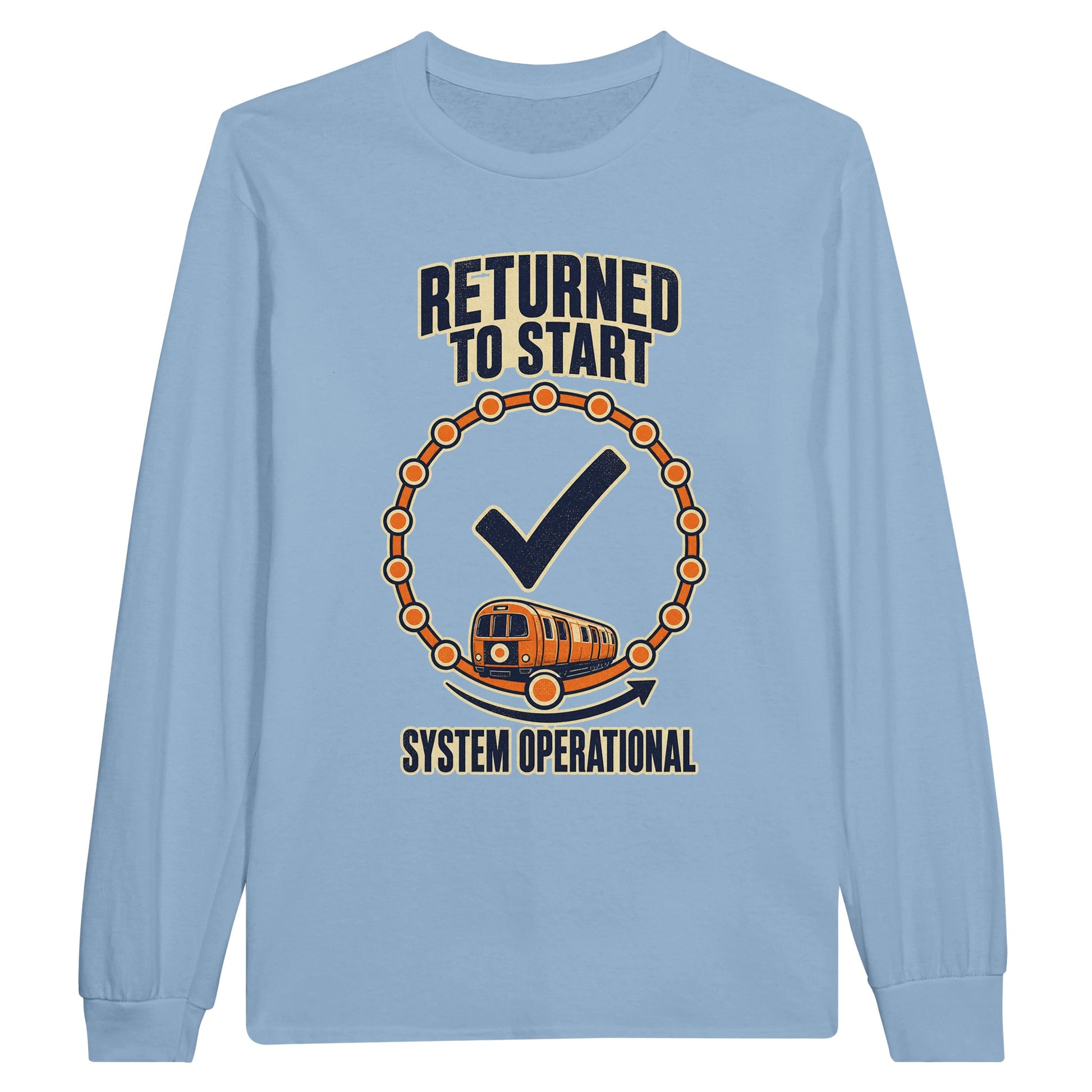 Glasgow Subway: System Operational Long-Sleeve T-shirt — product view 8