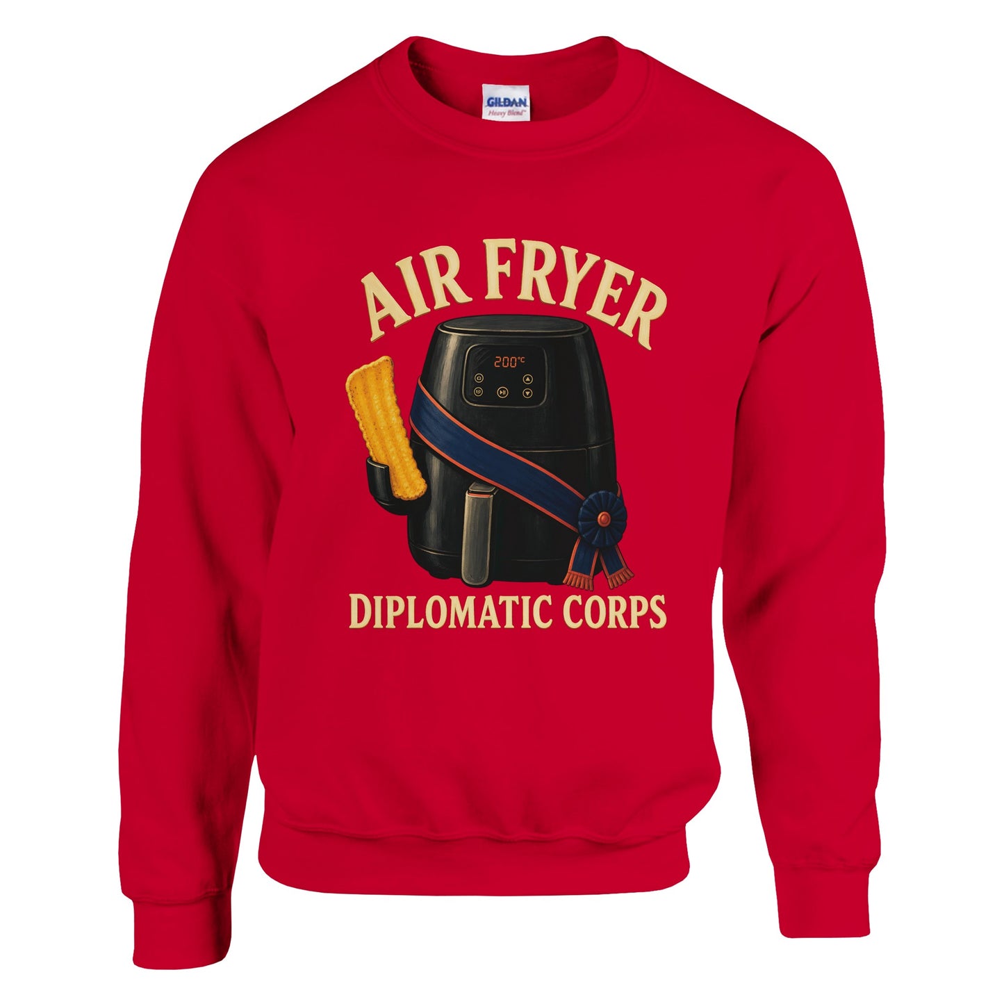 Air Fryer Diplomatic Corps Sweatshirt — product view 3