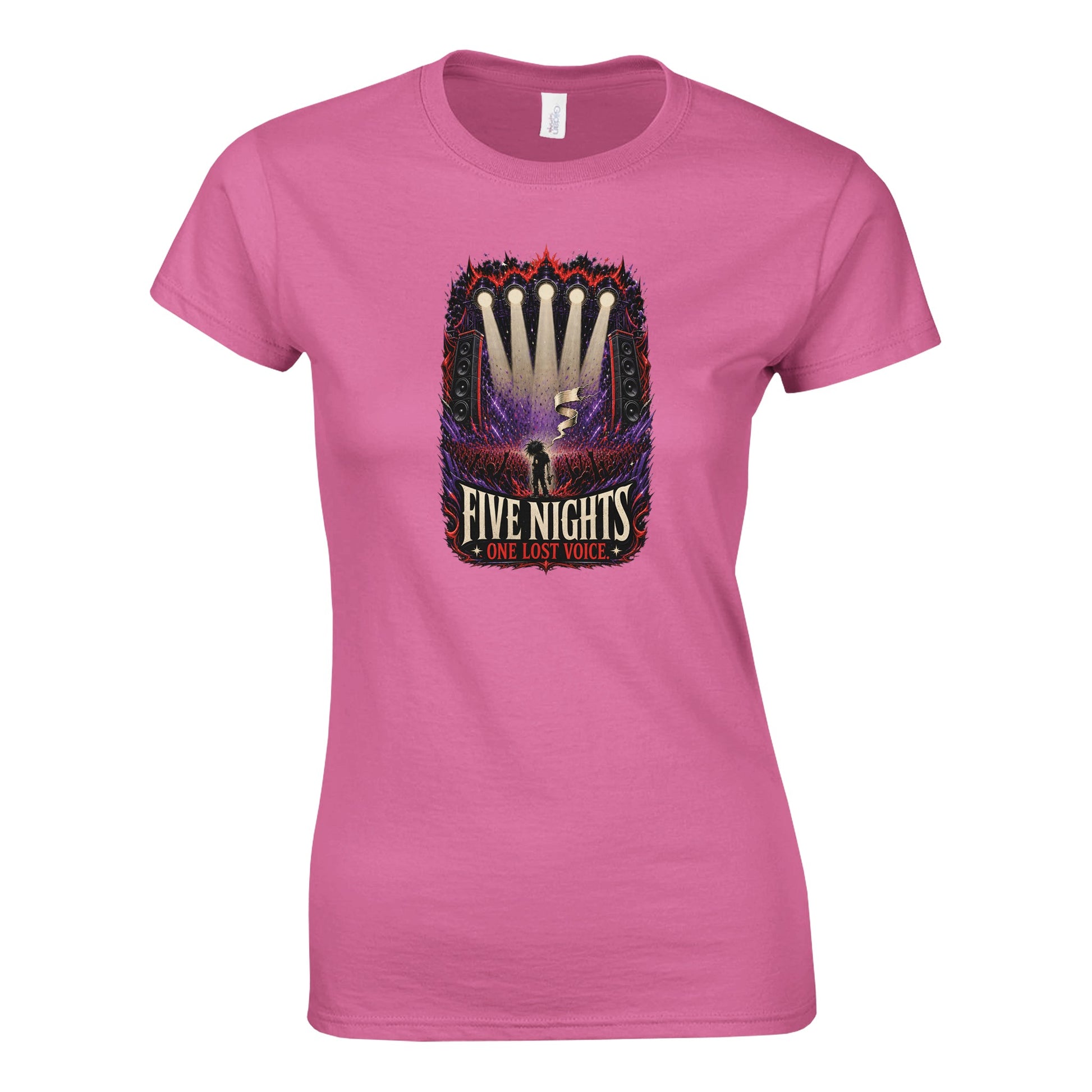 Five Nights, One Lost Voice Women's T-shirt — product view 3