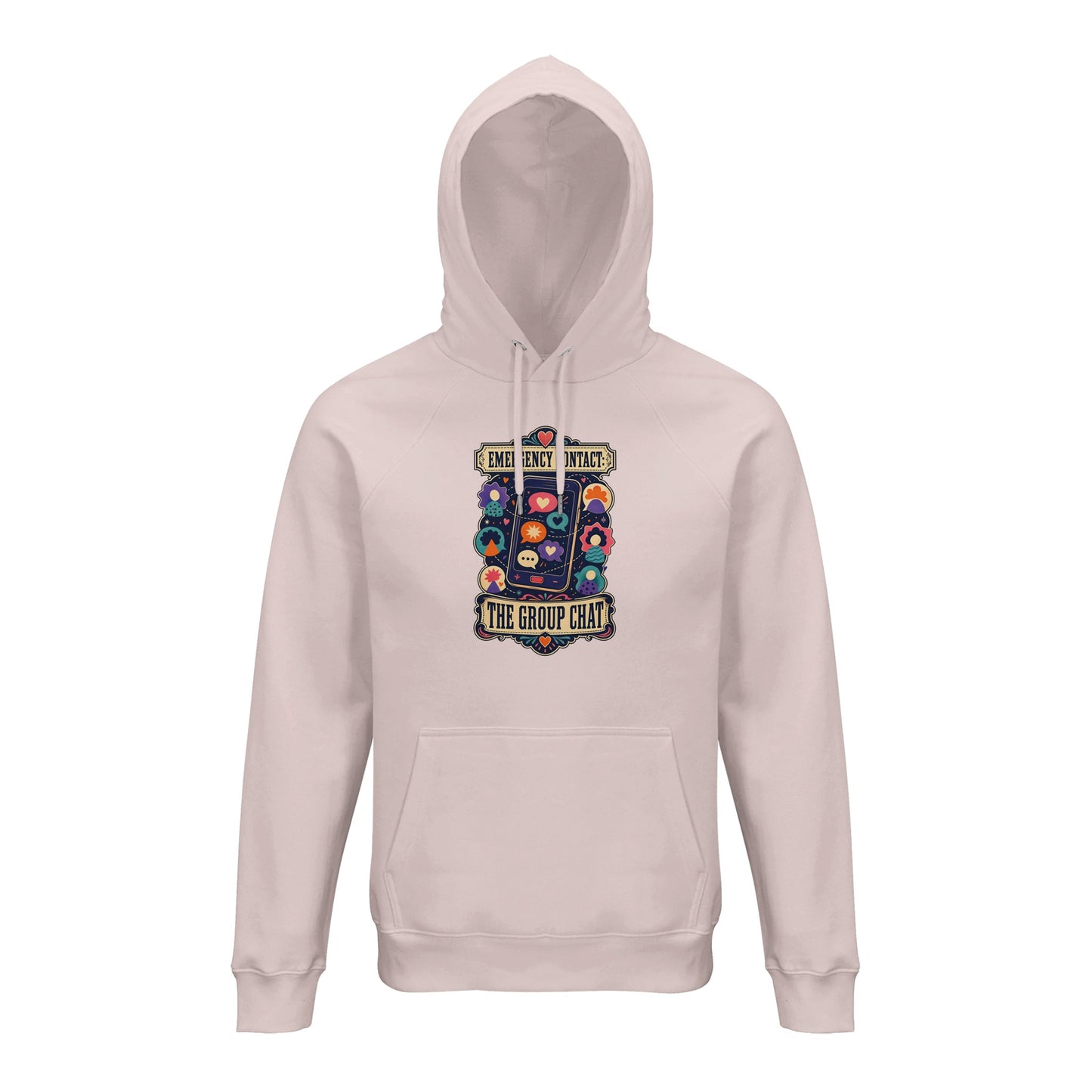 Emergency Contact — The Group Chat Hoodie — product view 2