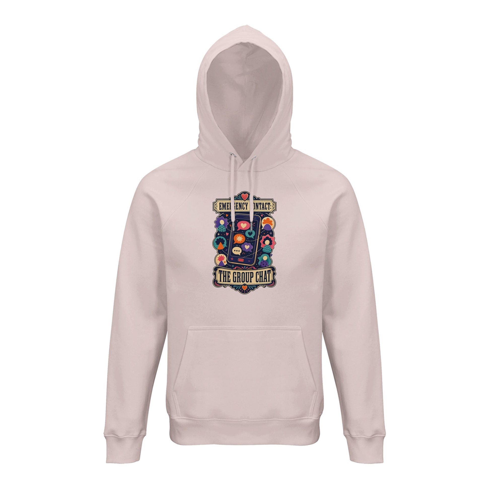 Emergency Contact — The Group Chat Hoodie — product view 2