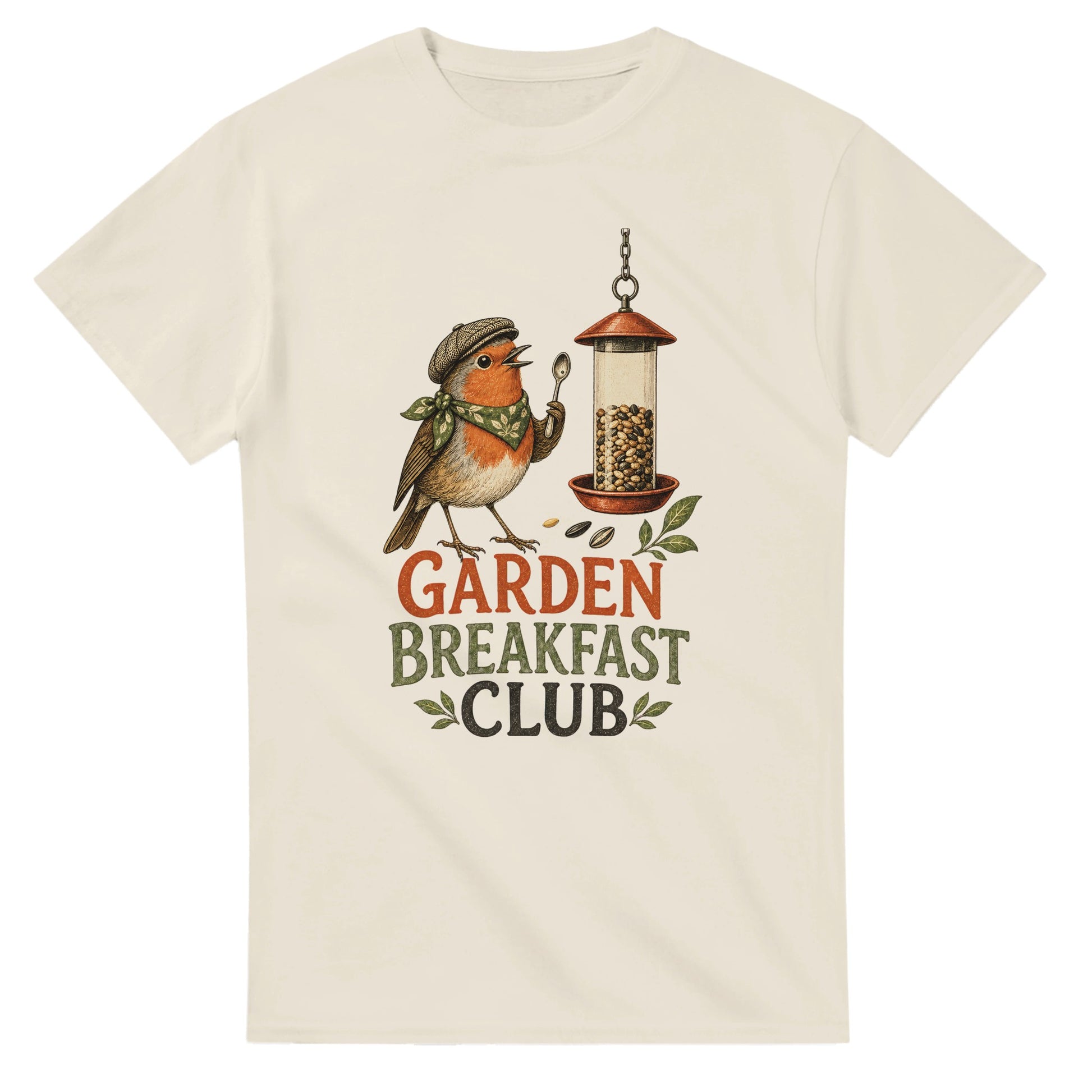 Garden Breakfast Club Robin Graphic T-shirt — product view 5